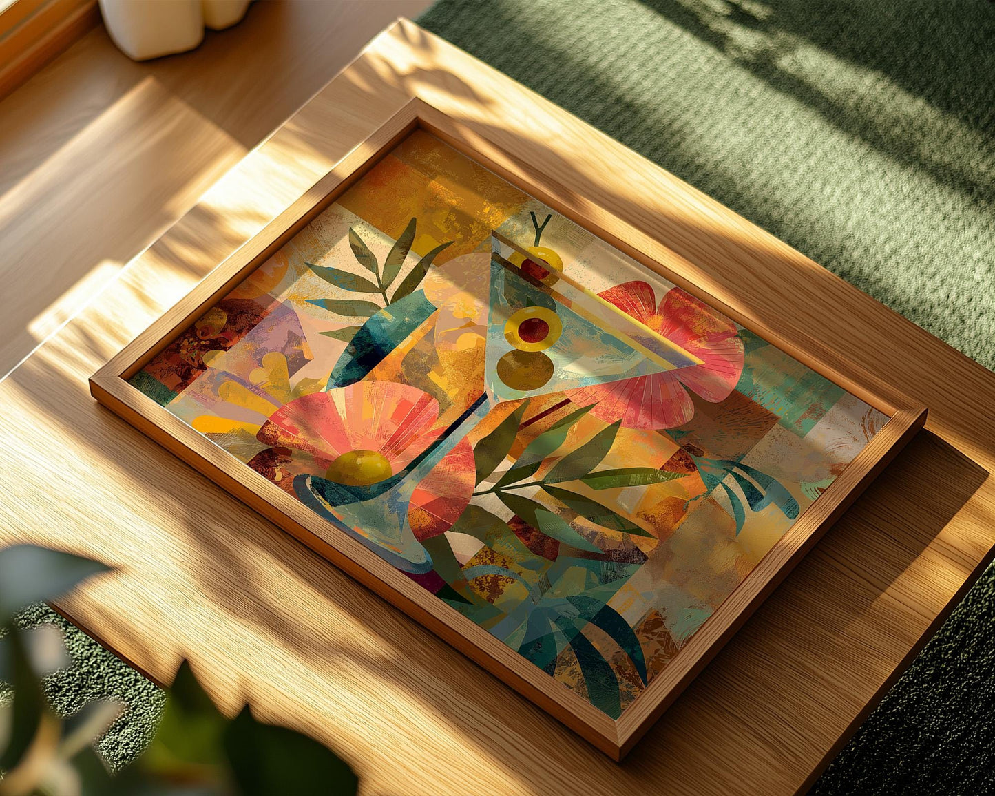 Kitchen Wall Art | Maximalist Cocktail Print