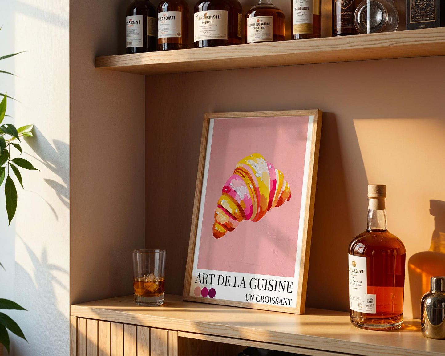 Kitchen Wall Art | Croissant Wall Art