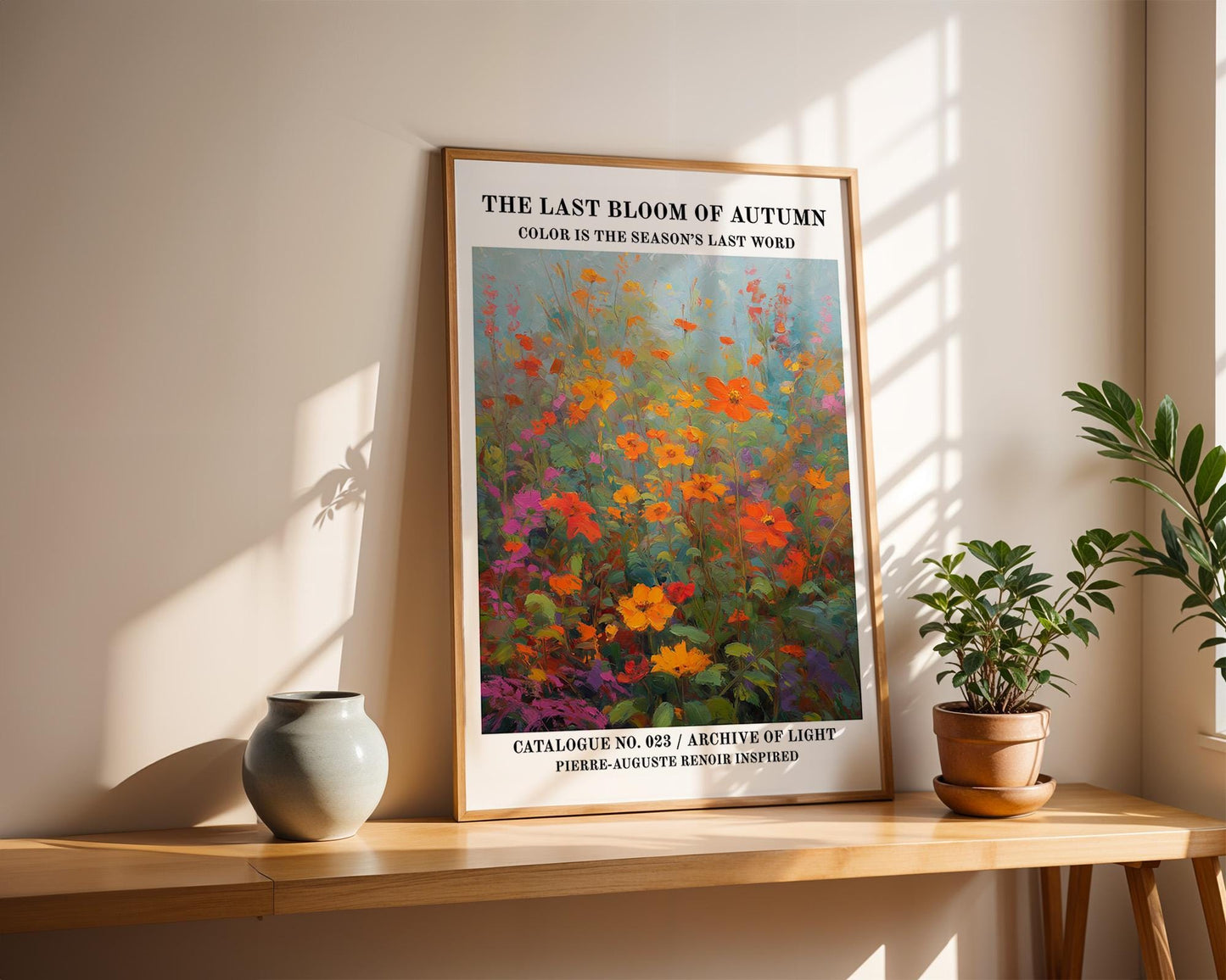 Gallery Wall Art | Autumn Floral Wall Art