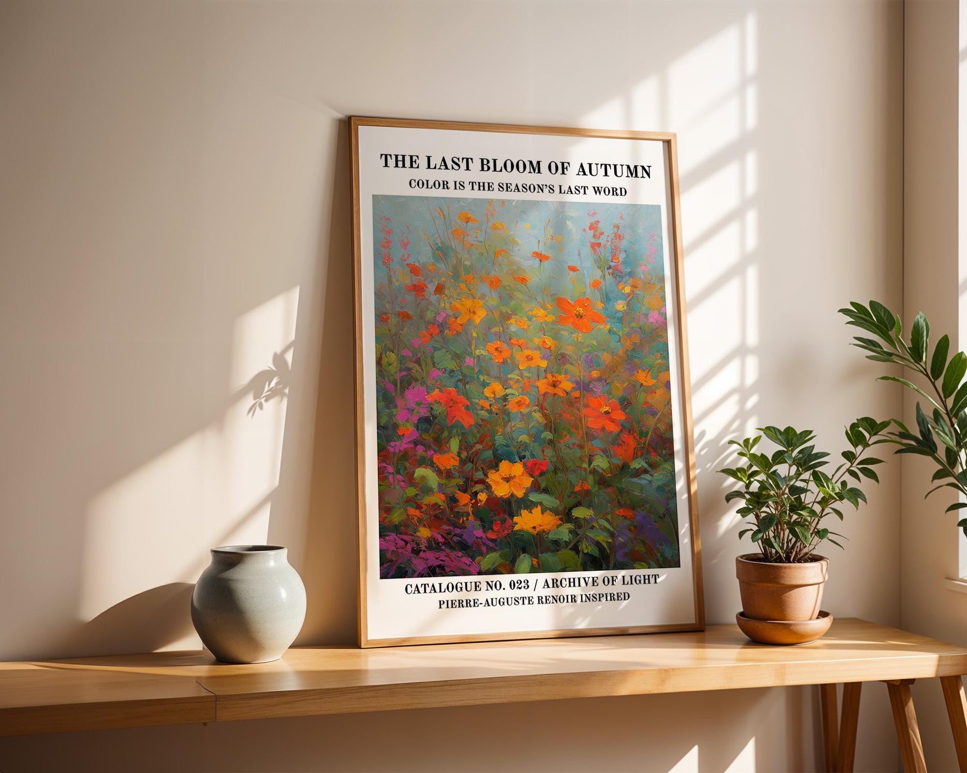 Gallery Wall Art | Autumn Floral Wall Art