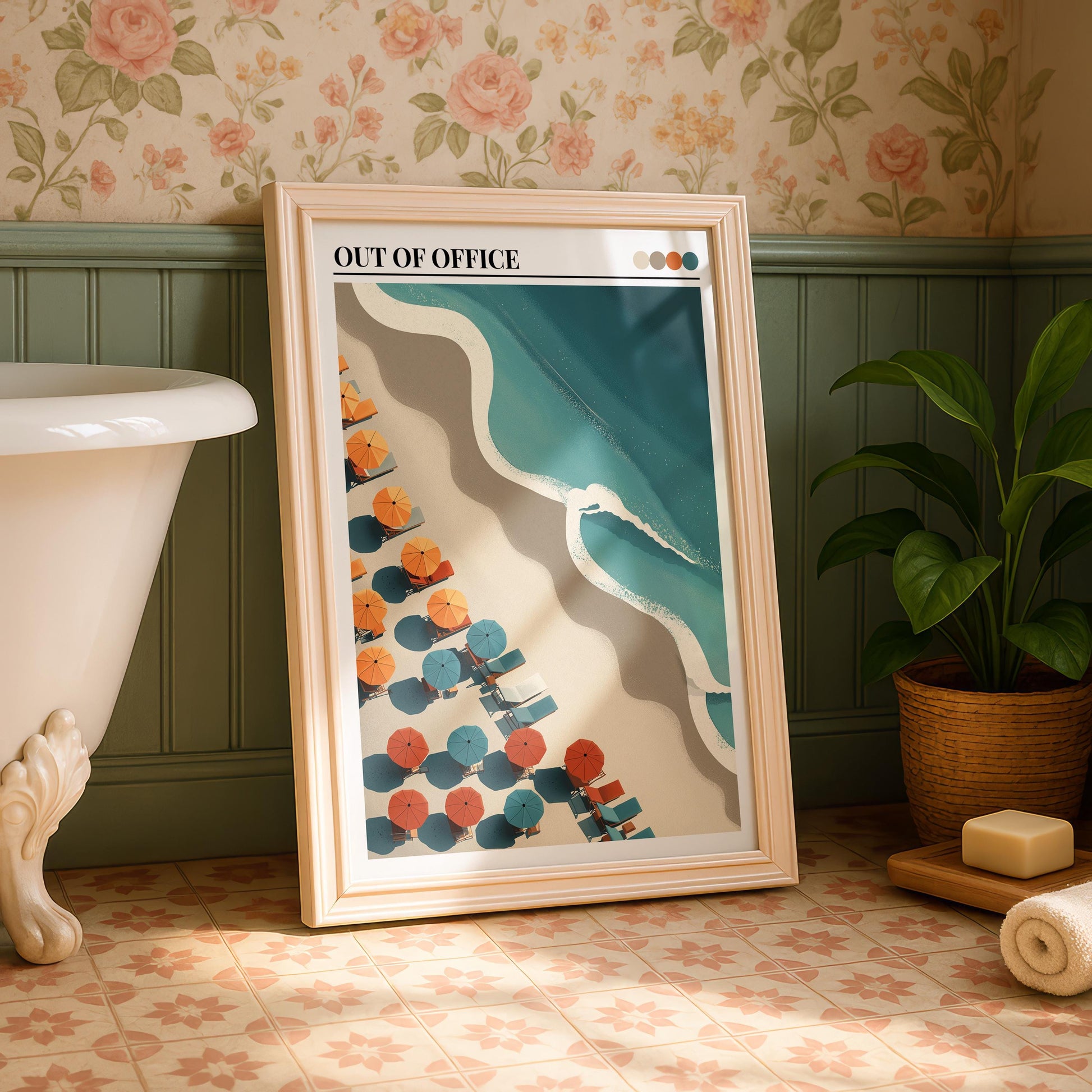 Bathroom Wall Art | Beach Wall Decor