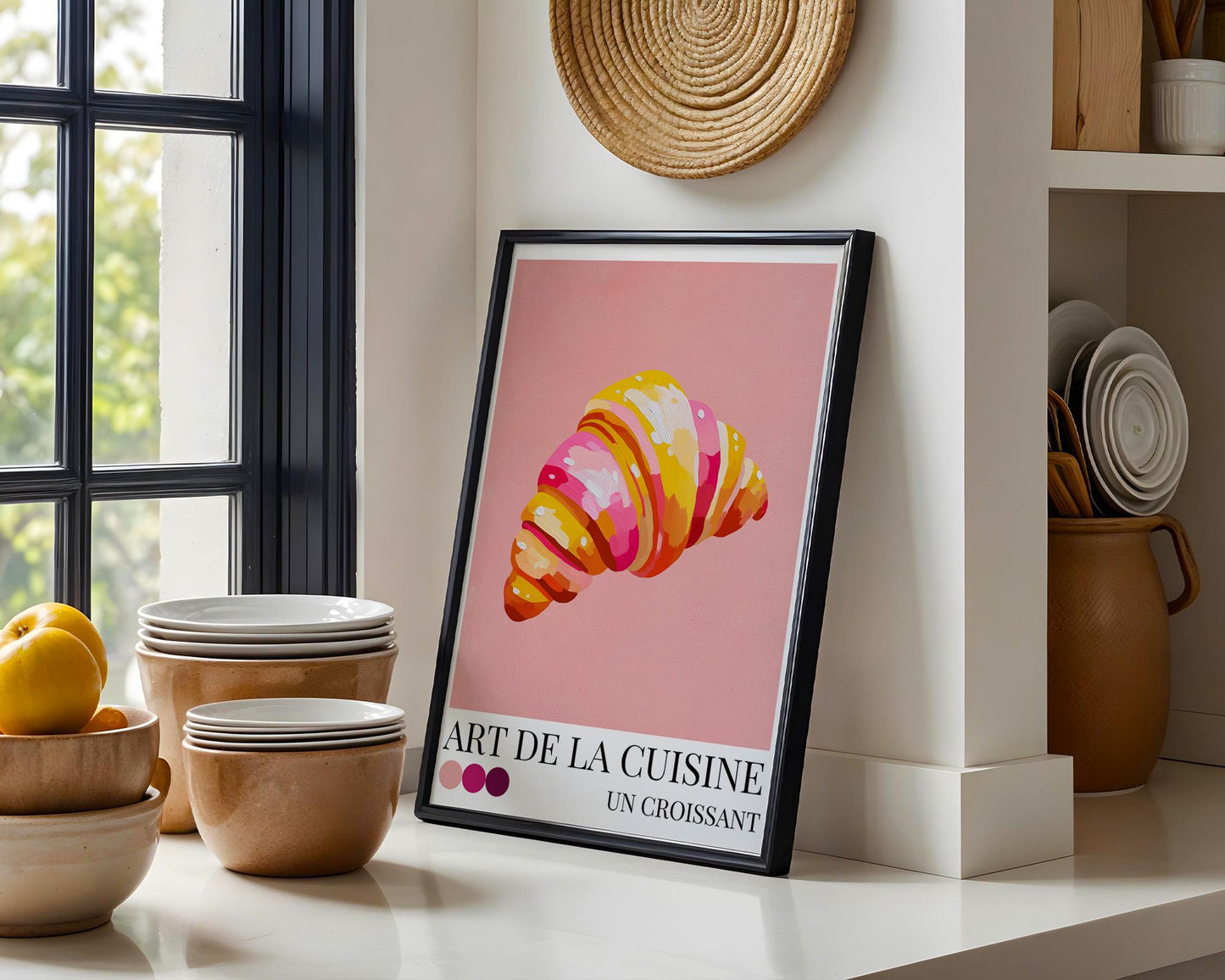 Kitchen Wall Art | Croissant Wall Art