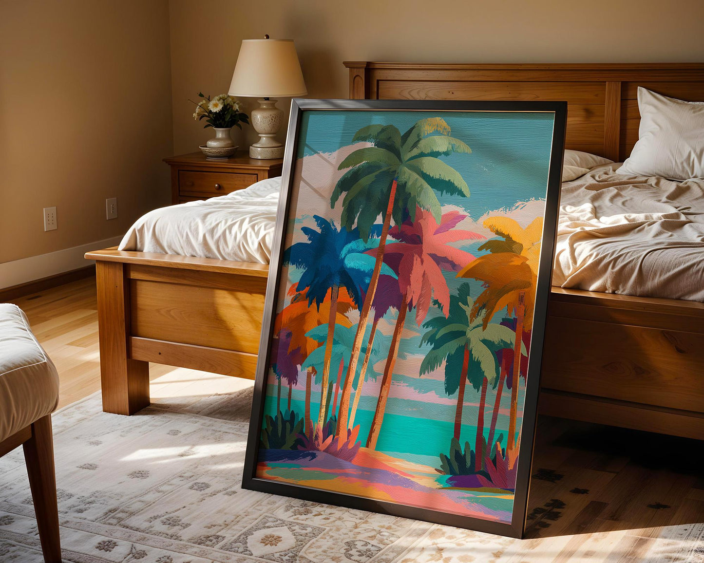 Dopamine Decor | Tropical Palm Abstract Decor