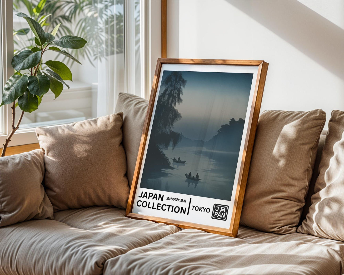 Japanese Wall Art | Misty River Tokyo Collection