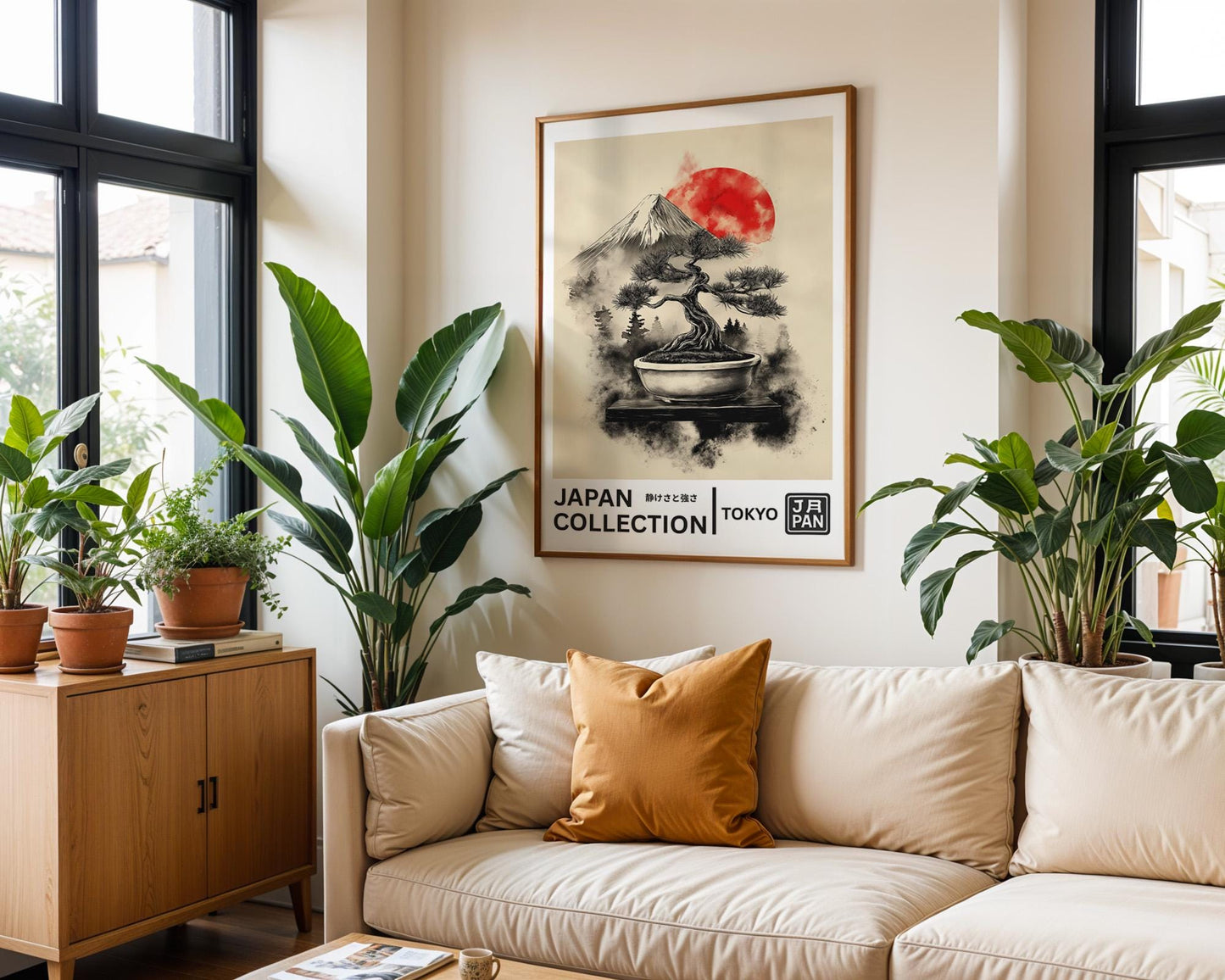 Japanese Wall Art | Japanese Bonsai Tree