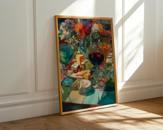 Dopamine Decor | Abstract Floral Poster