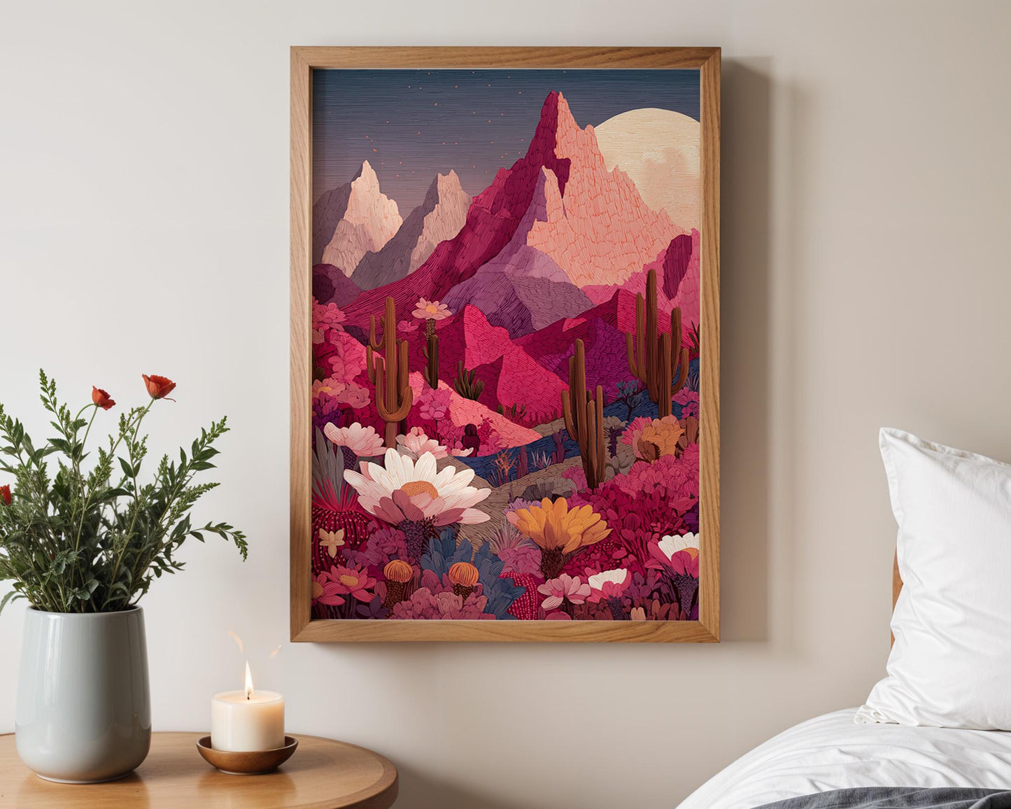 Dopamine Decor | Abstract Desert Boho Cactus Decor