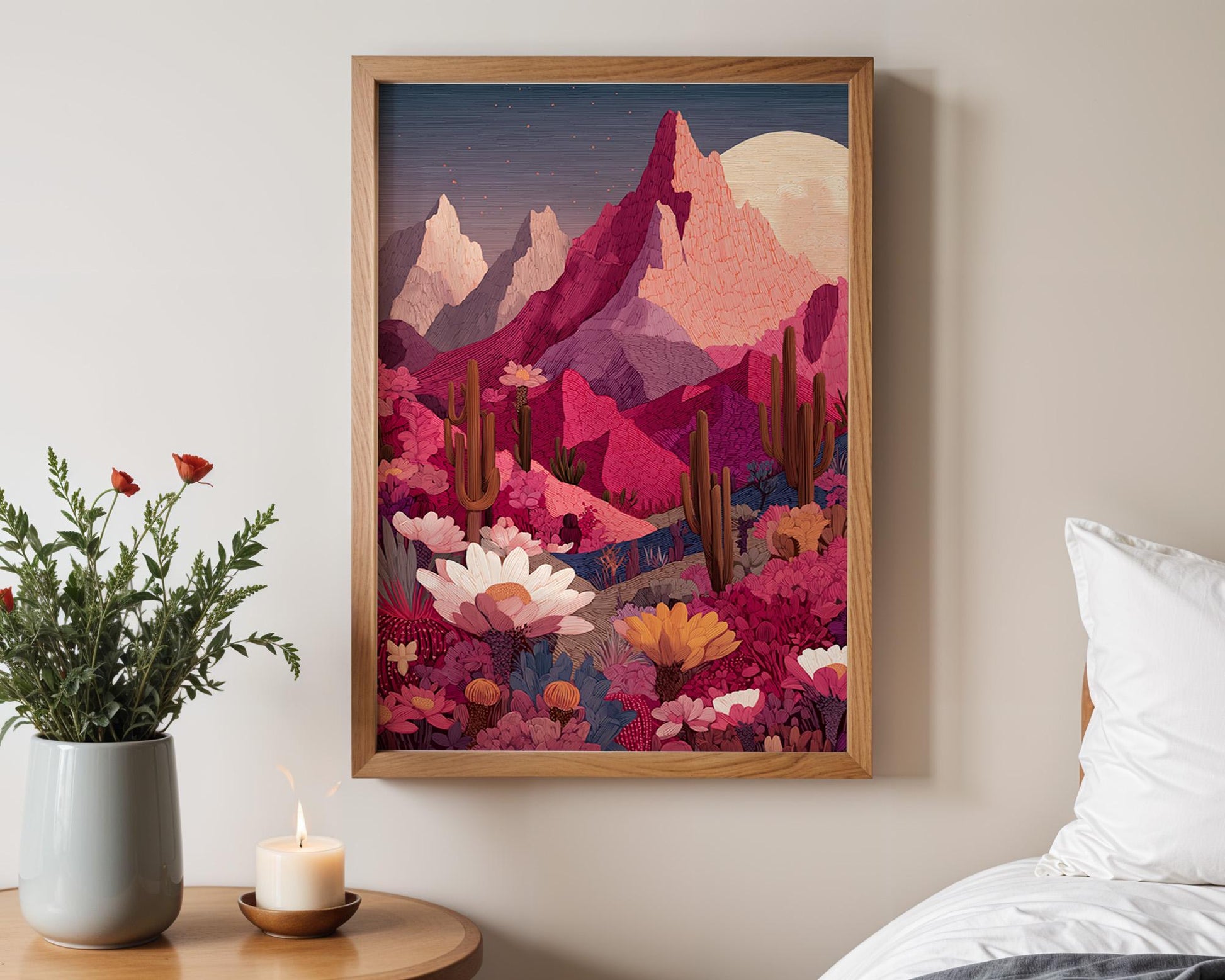 Dopamine Decor | Abstract Desert Boho Cactus Decor