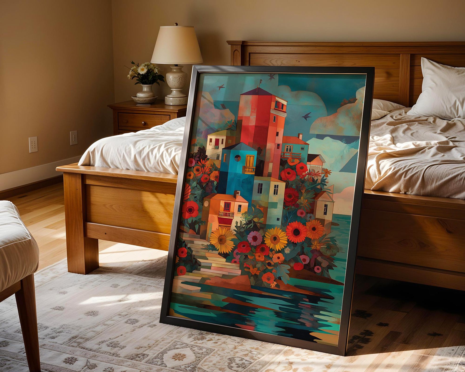 Dopamine Decor | Vibrant Abstract Floral Print