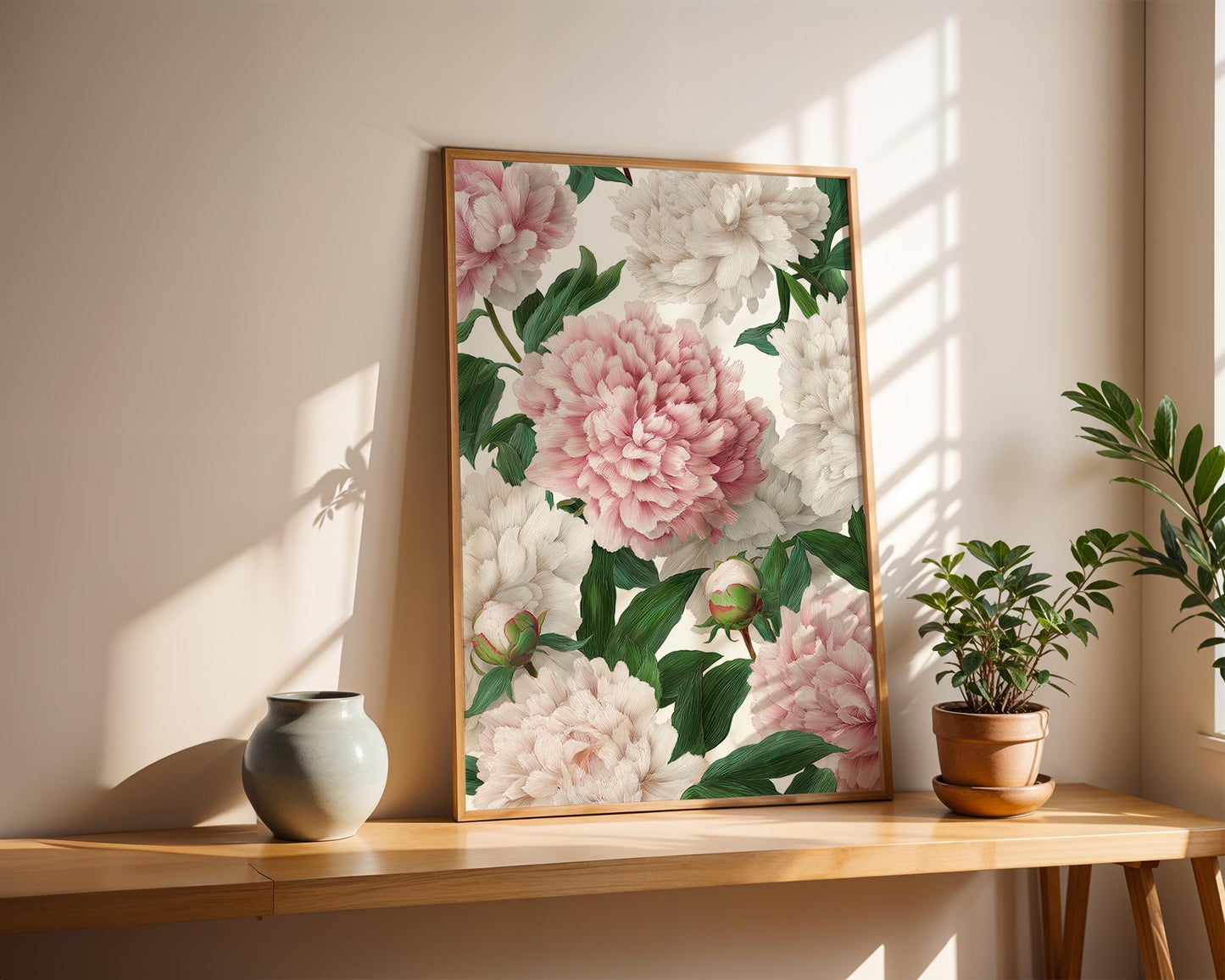 Flower Wall Decor | Peony Botanical Poster