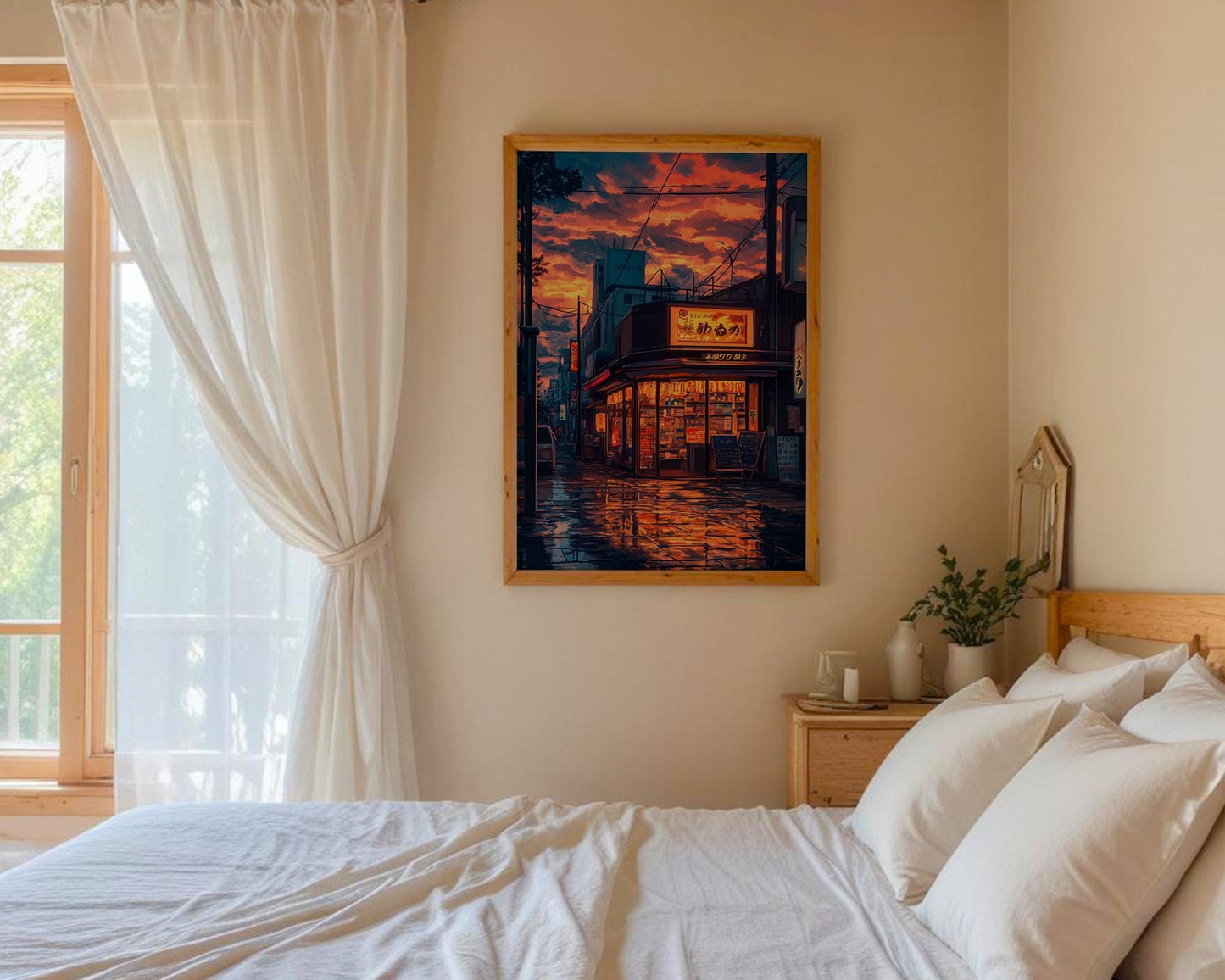 Japanese Wall Art | Japanese Cityscape Poster