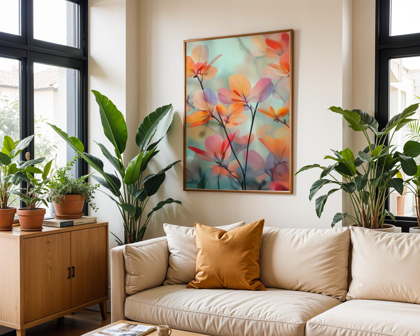 Gallery Wall Art | Abstract Floral Poster