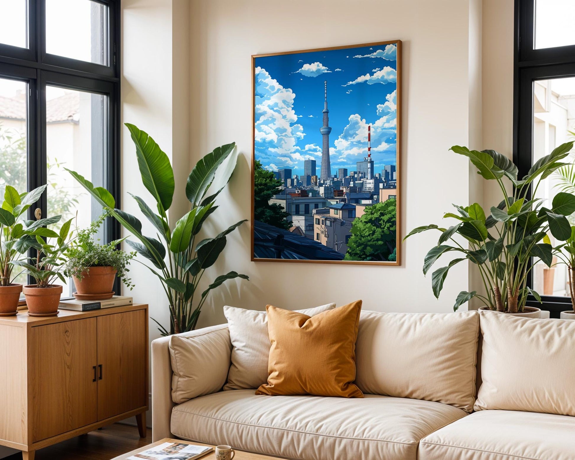 Japanese Wall Art | Tokyo Skyline Art Print