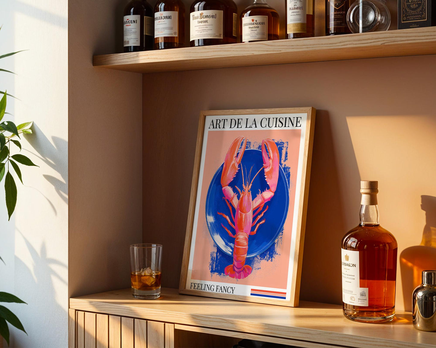 Kitchen Wall Art | Lobster Art Print