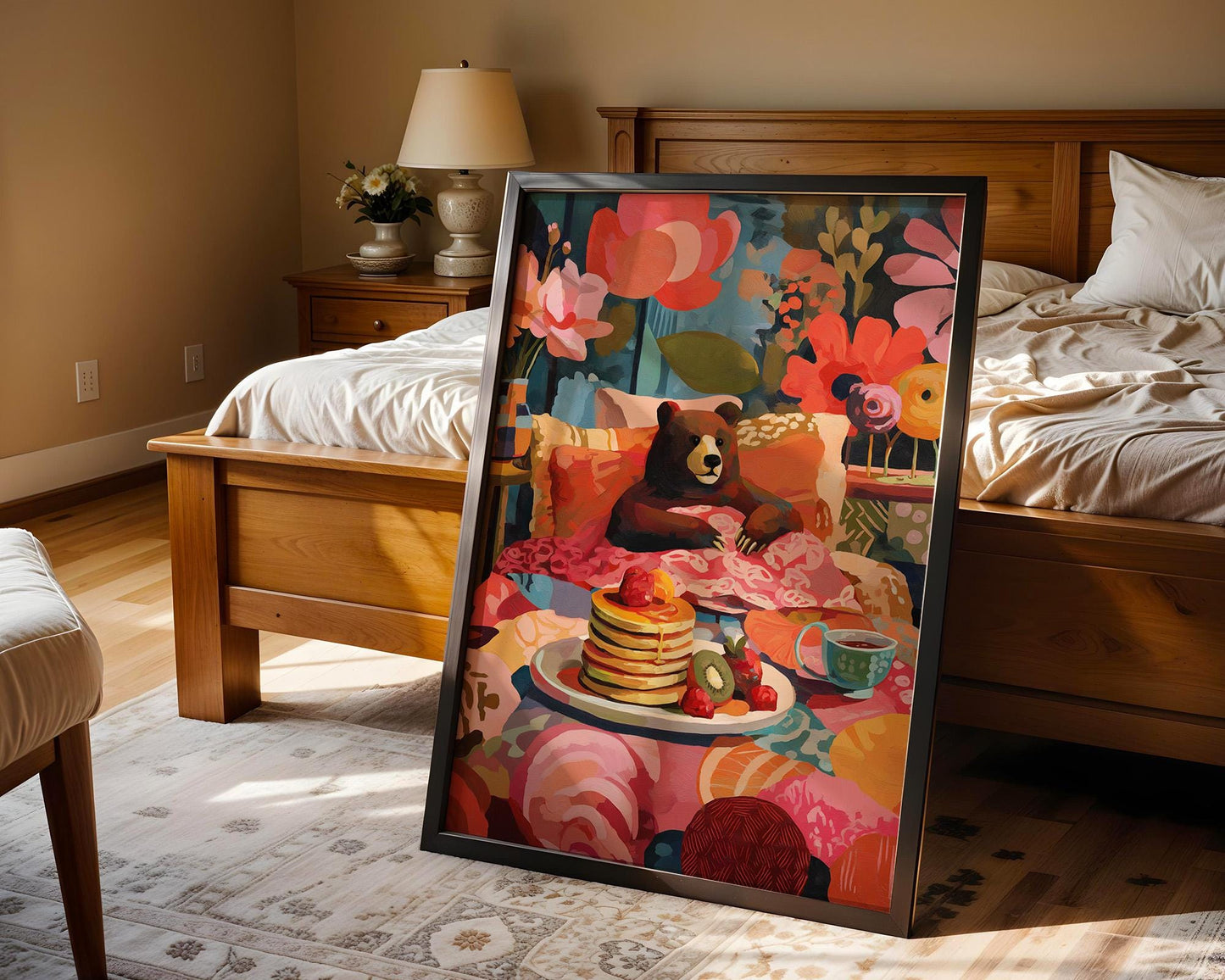 Dopamine Decor | Quirky Bear Print
