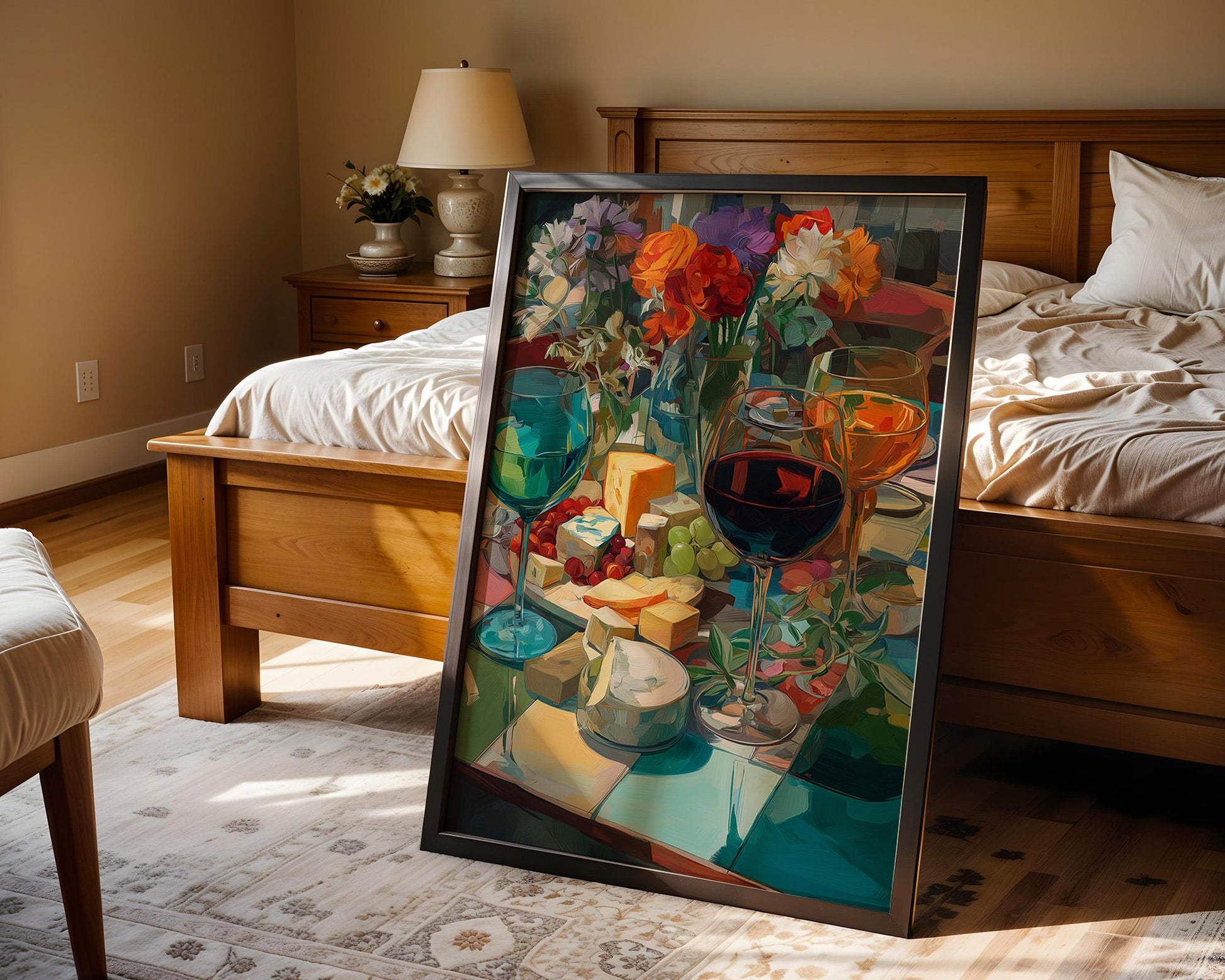 Dopamine Decor | Abstract Floral Poster