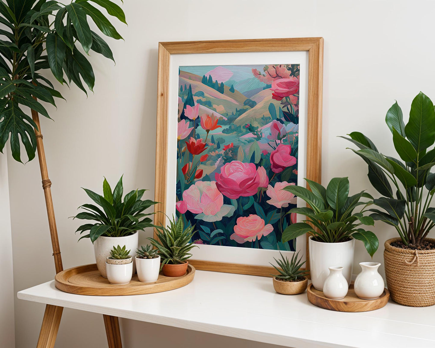 Dopamine Decor | Vibrant Abstract Garden Decor