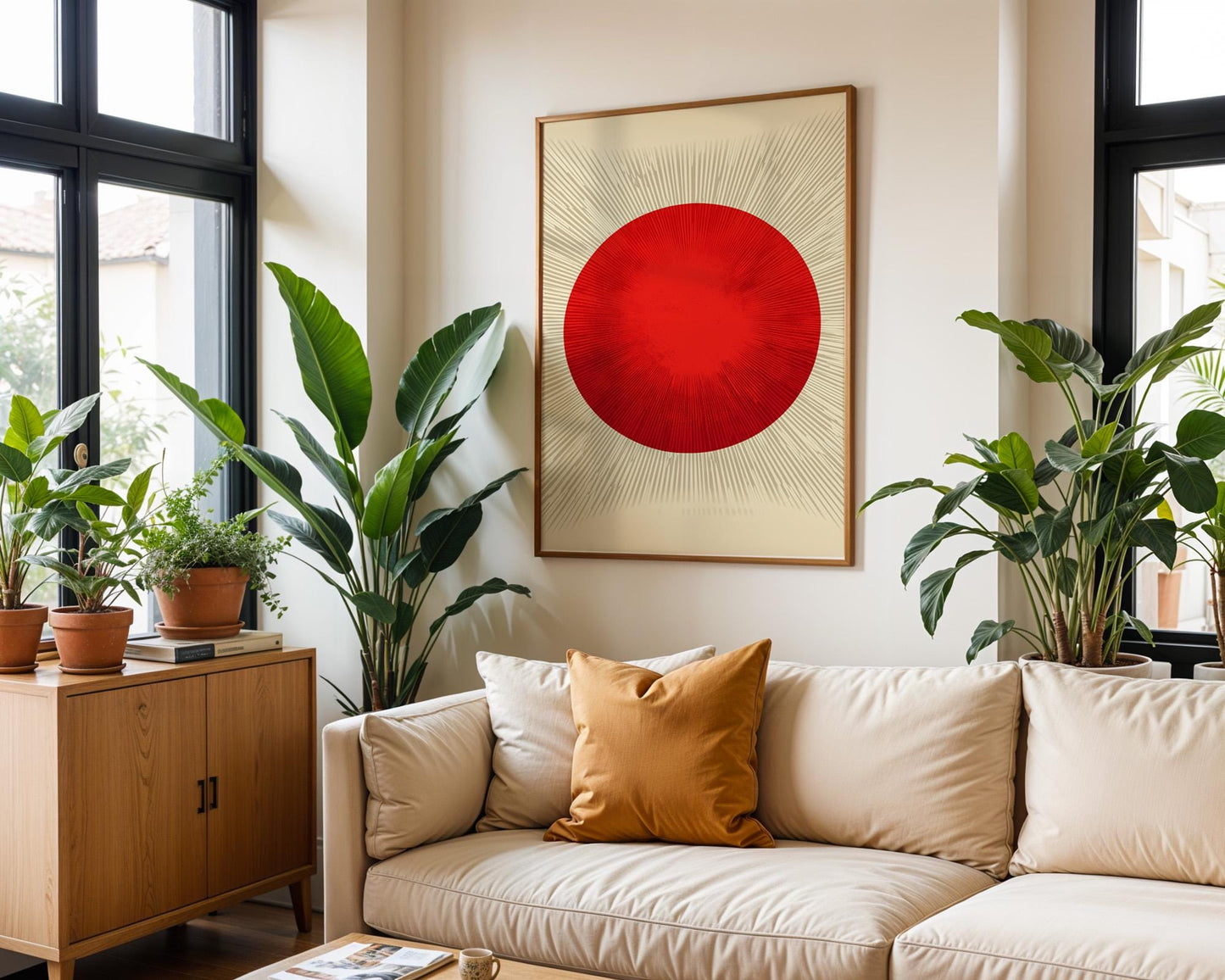 Japanese Wall Art Print | Minimalist Zen Yoga Decor