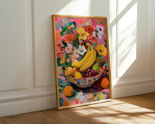 Kitchen Wall Art | Colourful Maximalist Wall Print