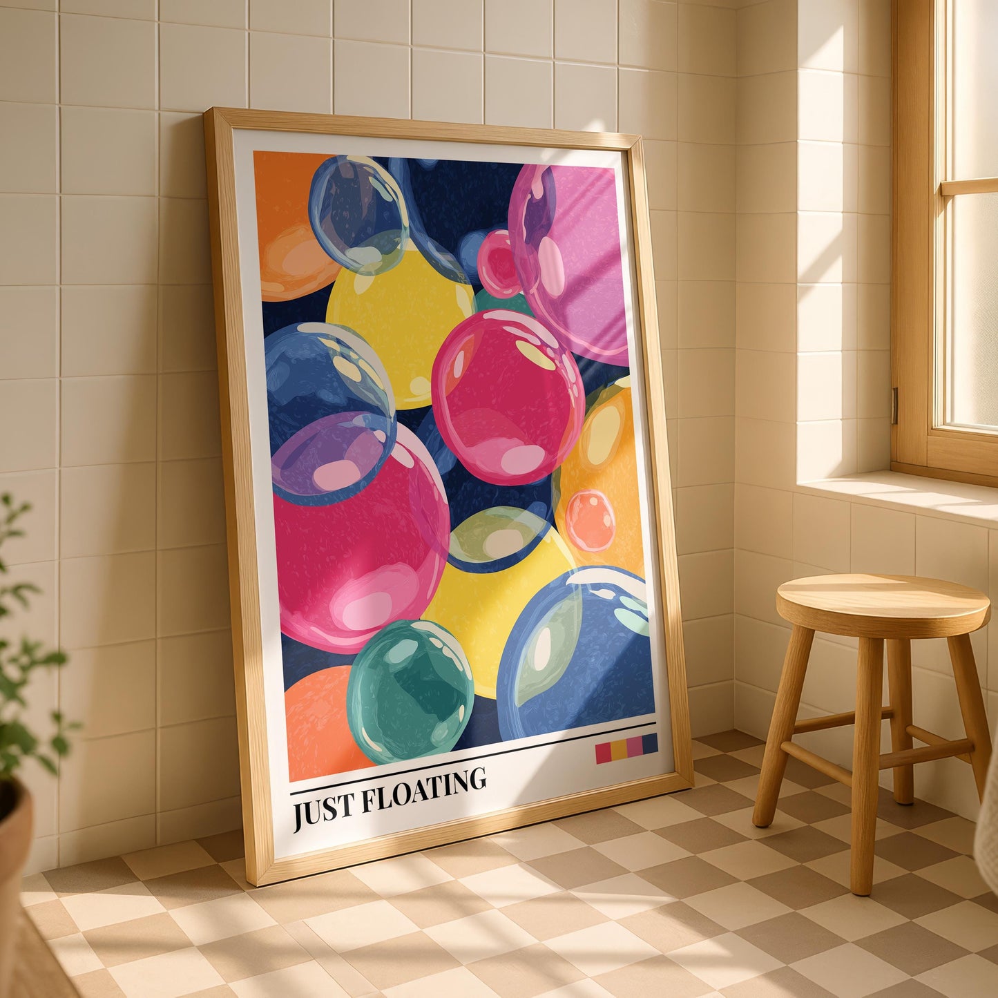 Bathroom Wall Art | Bubble Wall Art