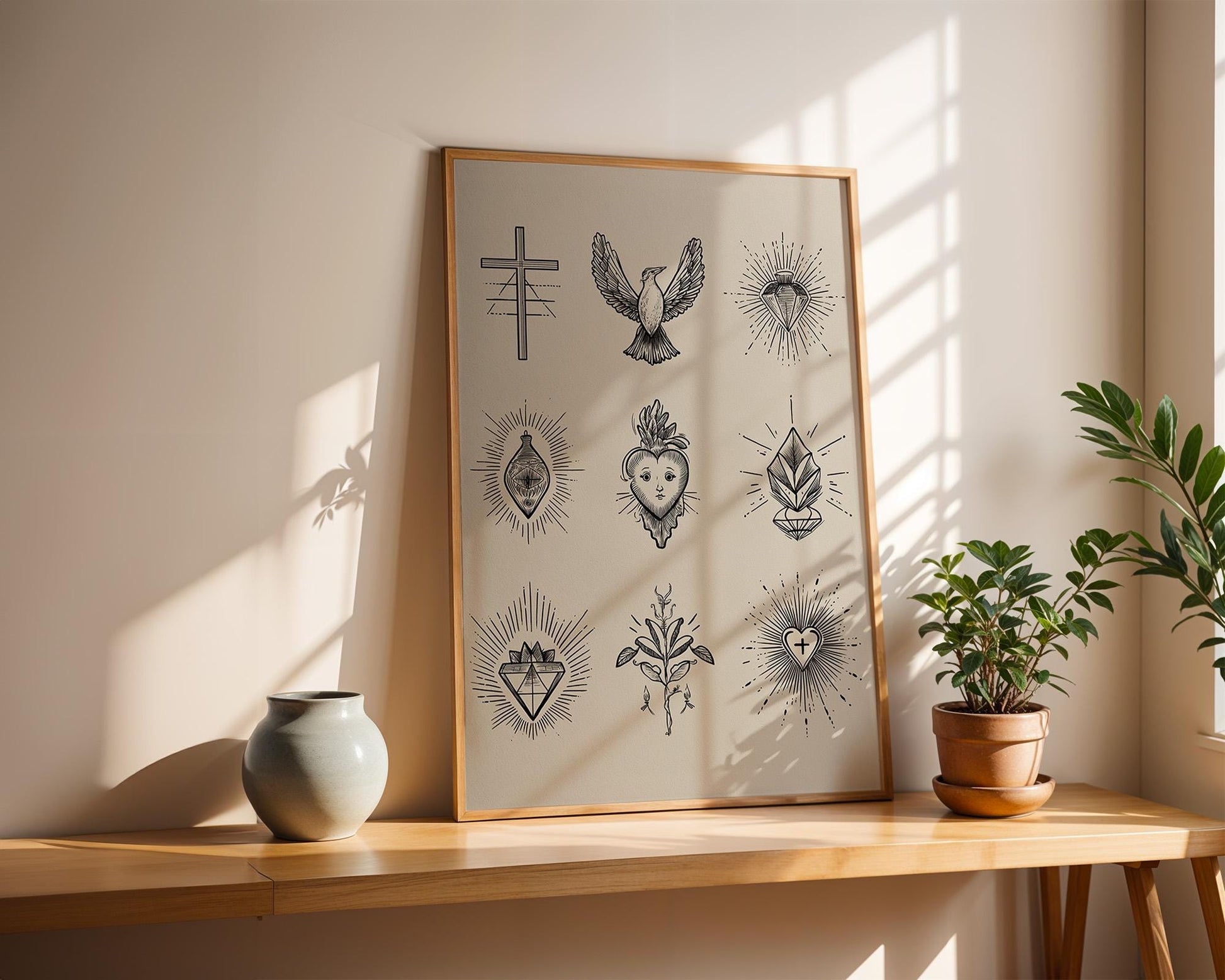 Christian Wall Art | Christian Minimalist Poster