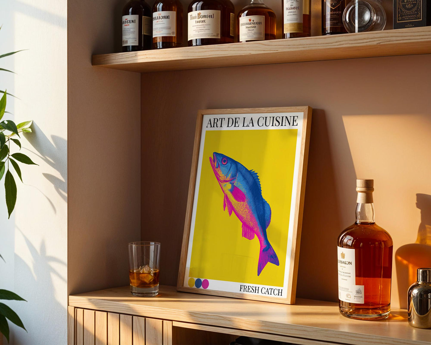 Kitchen Wall Art | Vibrant Fish Wall Poster