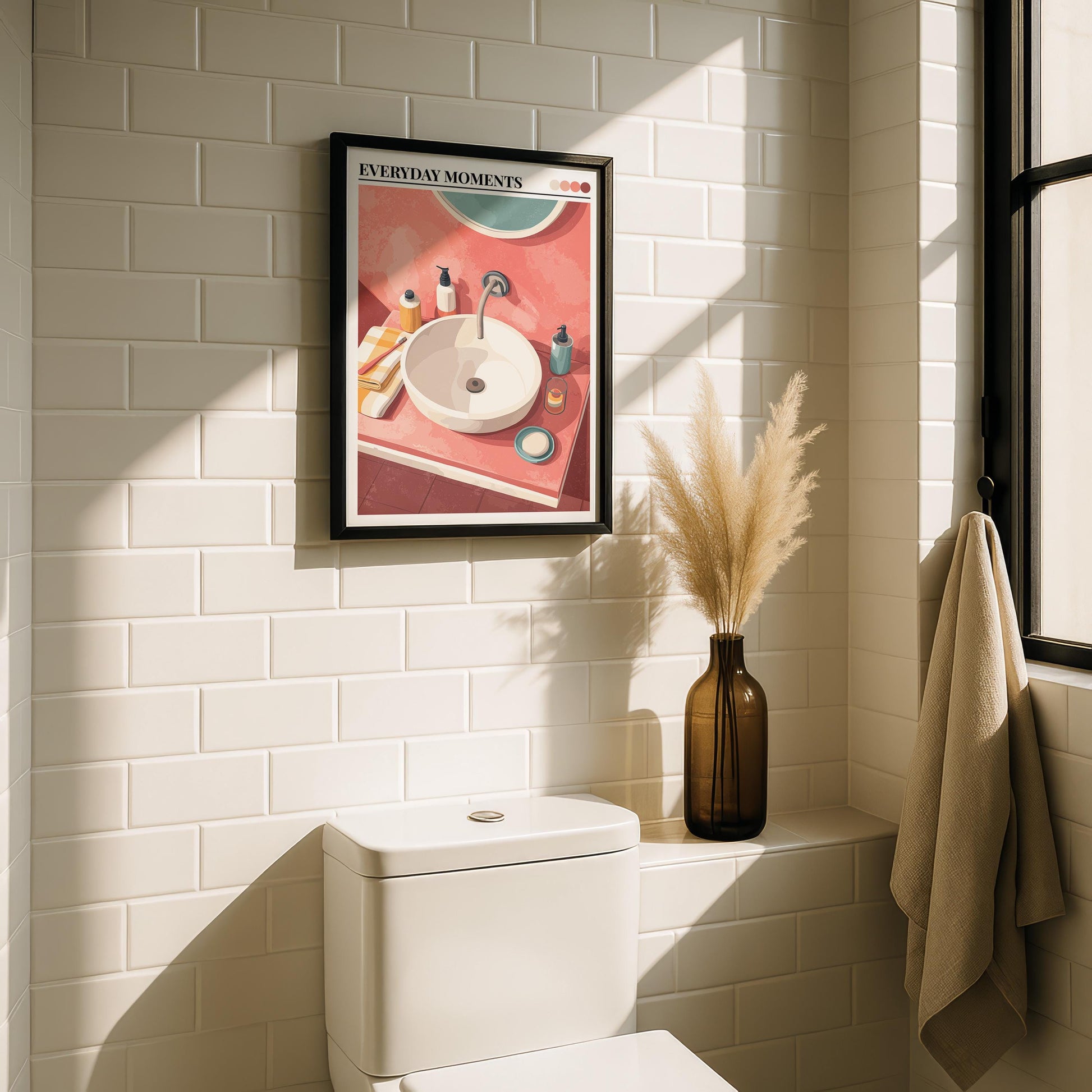 Bathroom Wall Art | Retro Bathroom Wall Art