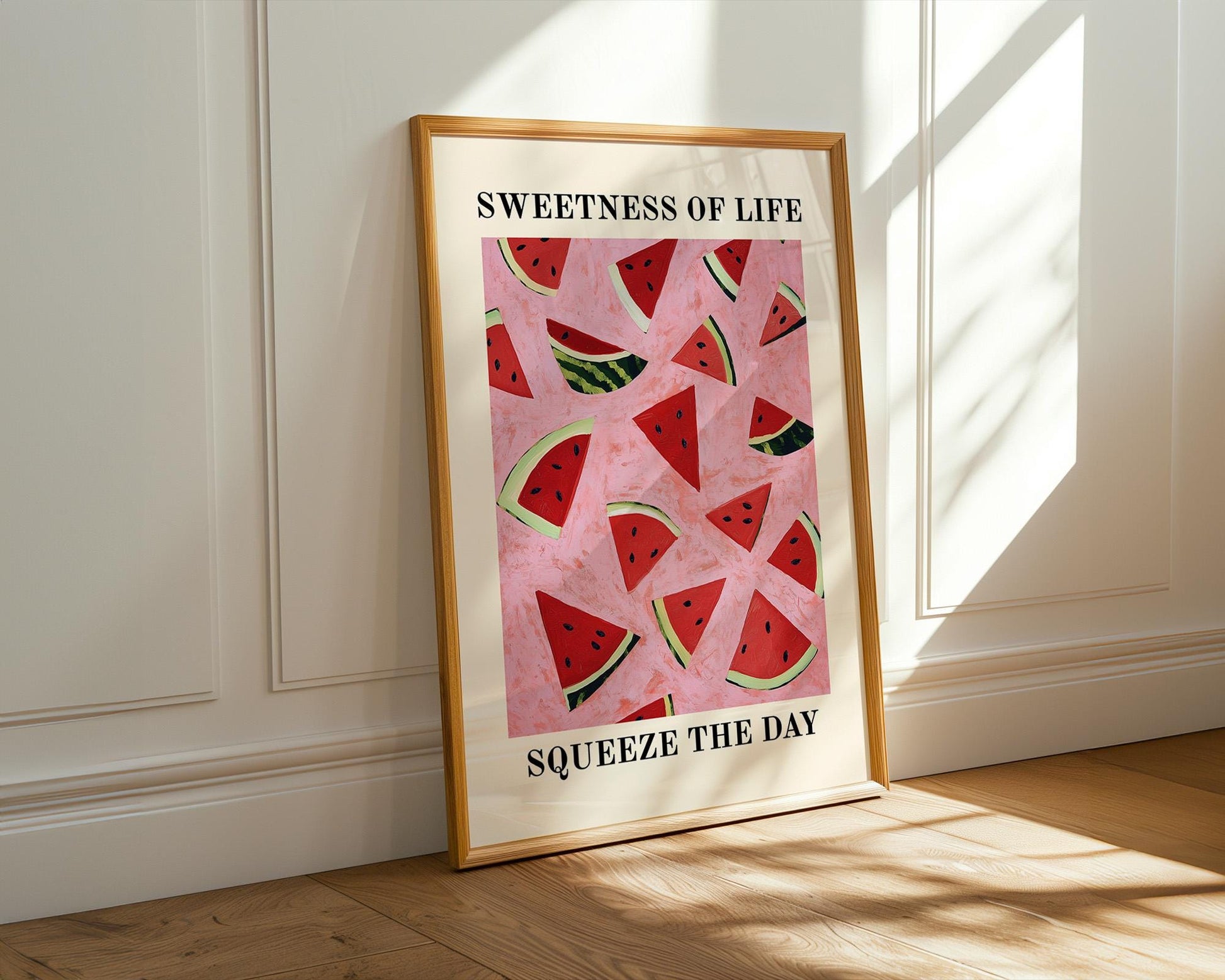 Kitchen Wall Art | Watermelon Modern Wall Art Print