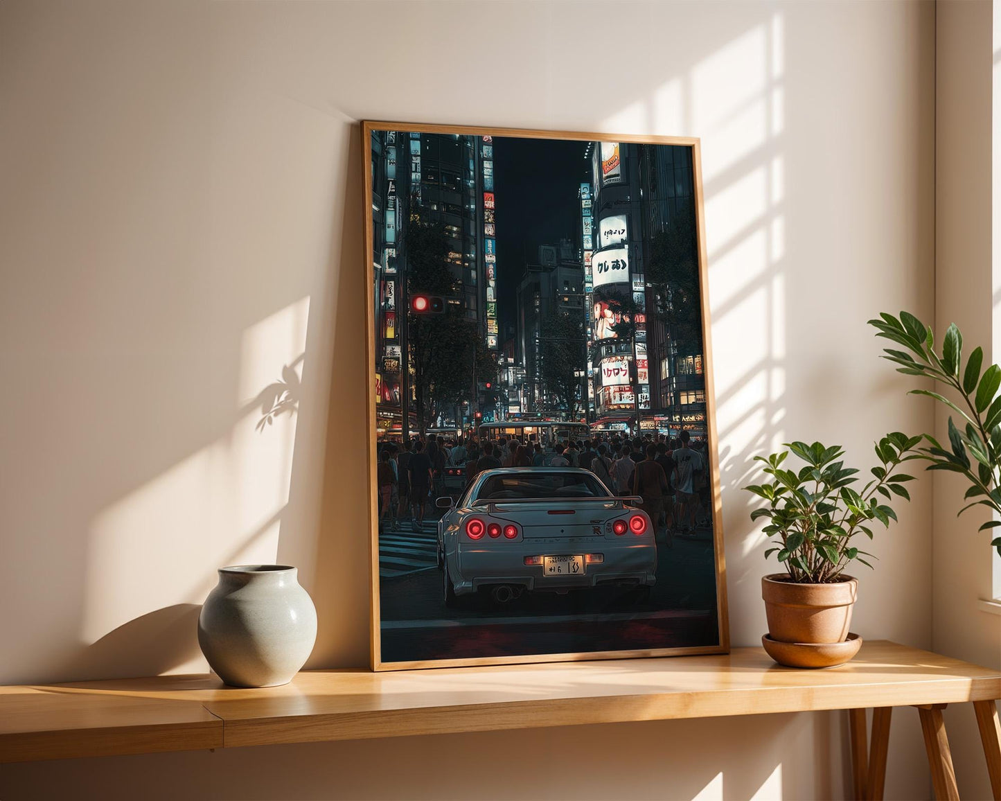 Japanese Wall Art | Tokyo Anime Car Poster