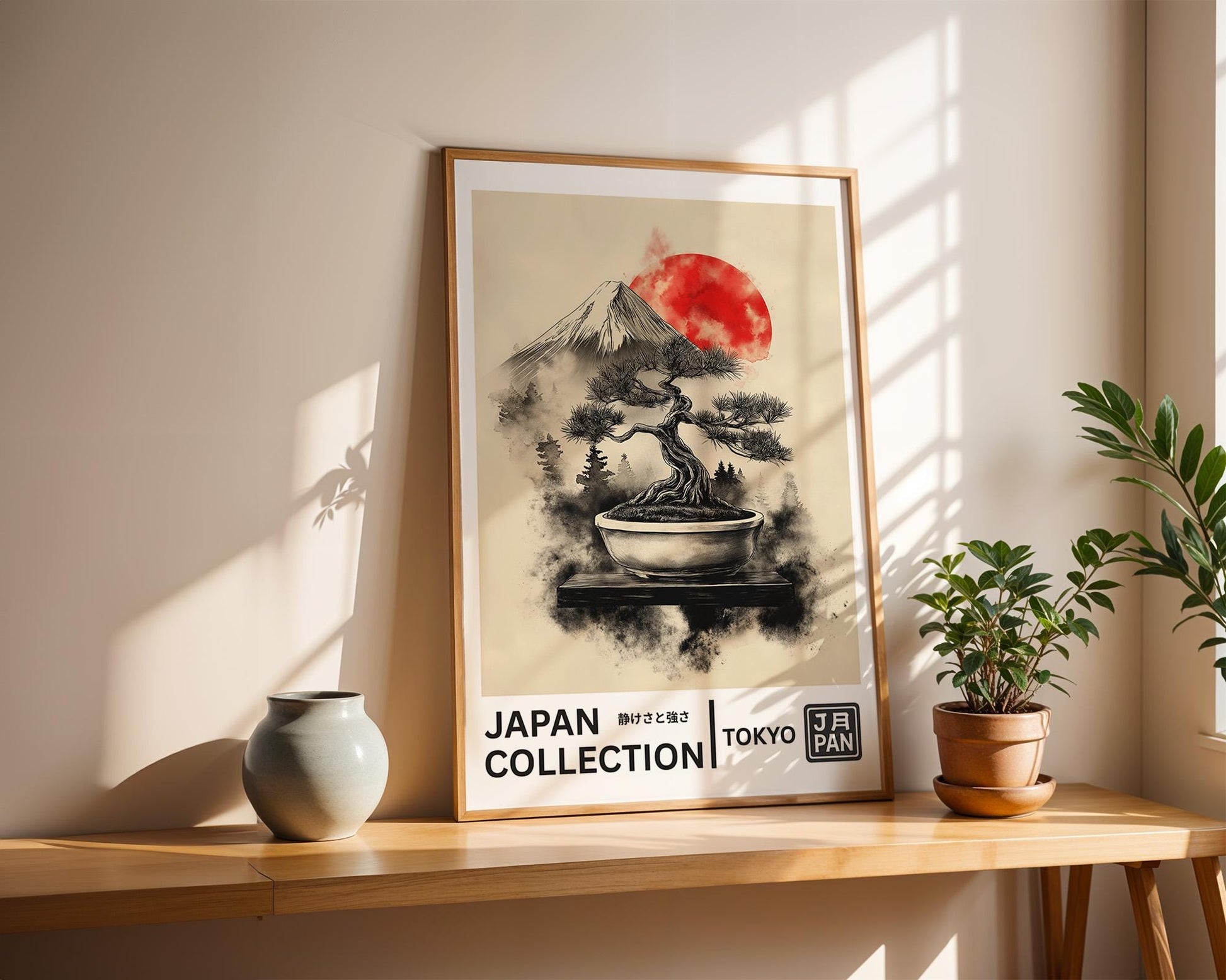 Japanese Wall Art | Japanese Bonsai Tree