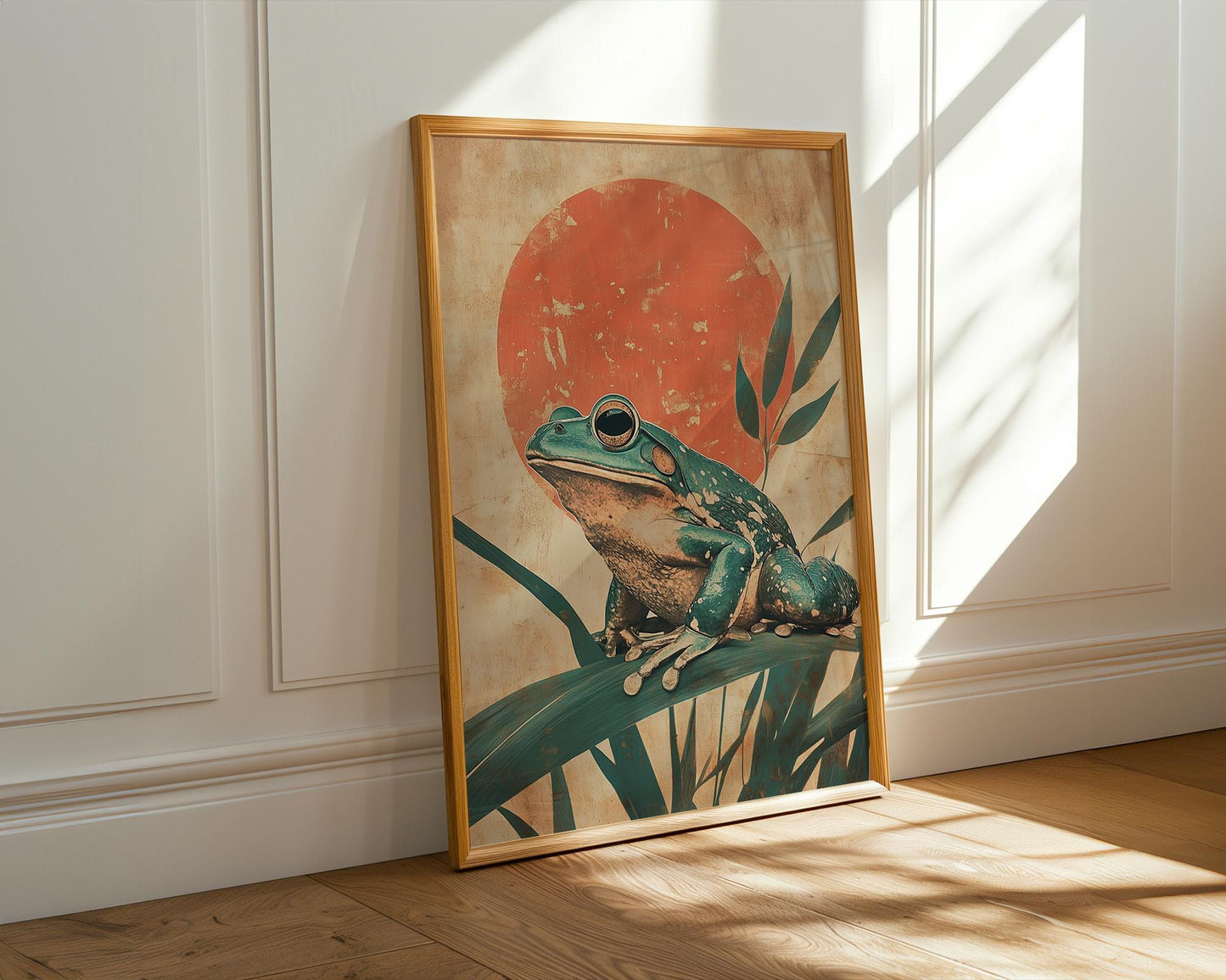Japanese Wall Art | Japanese Frog Art Print