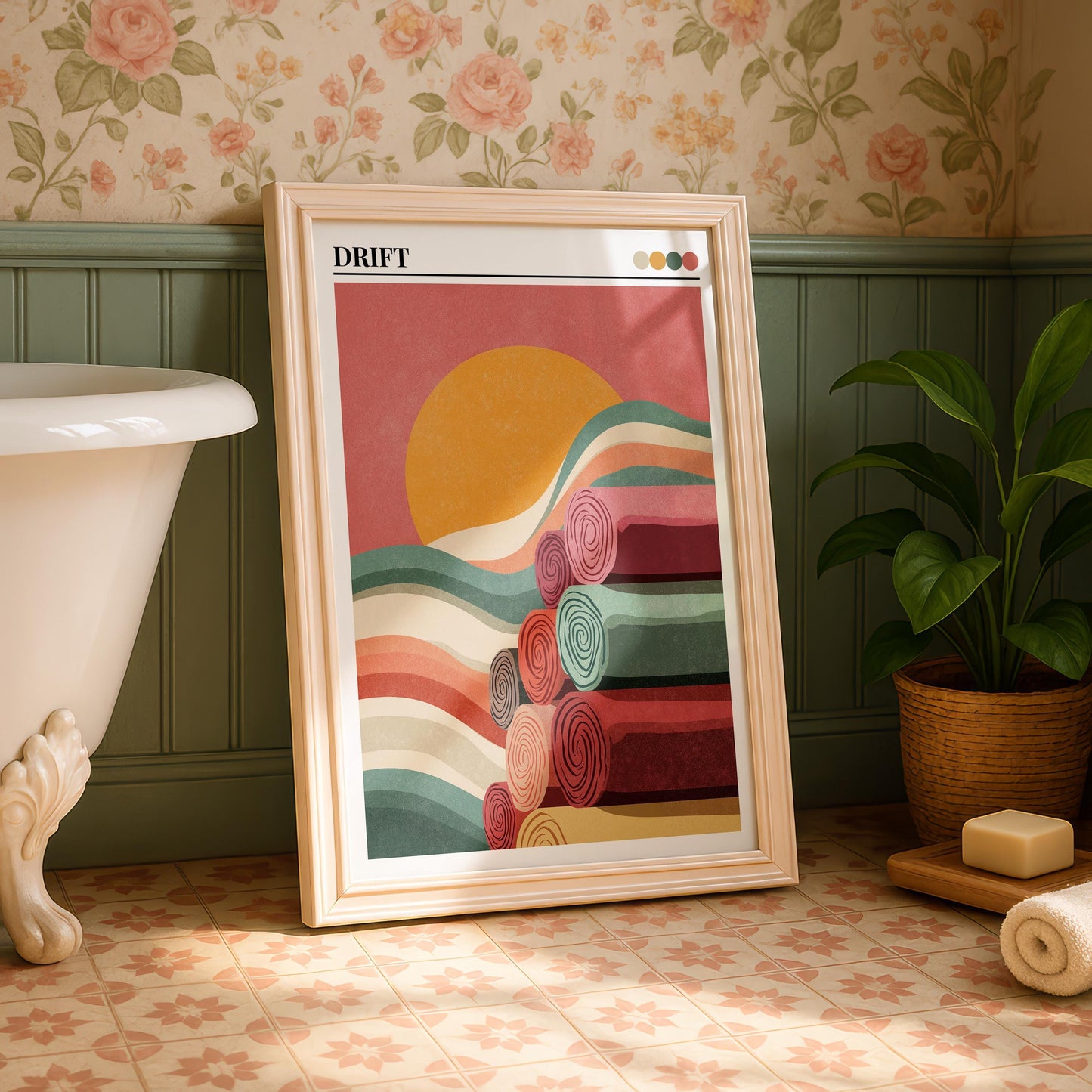 Bathroom Wall Art | Maximalist Wall Art Print