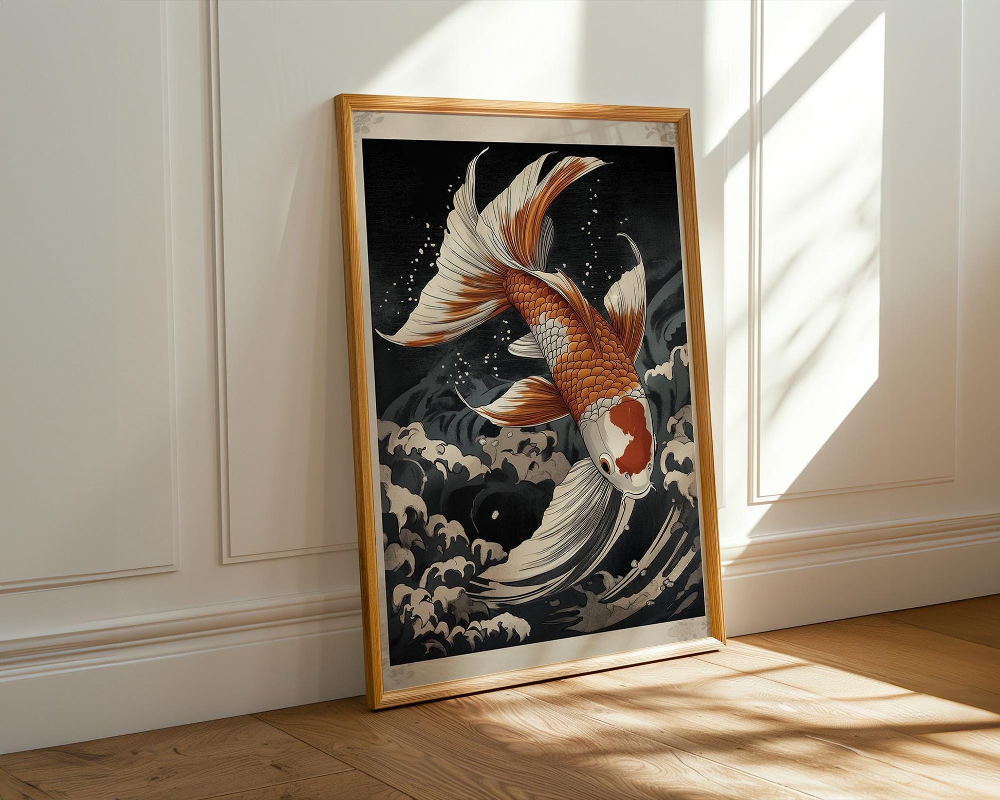 Japanese Wall Art | Japanese Koi Fish Art