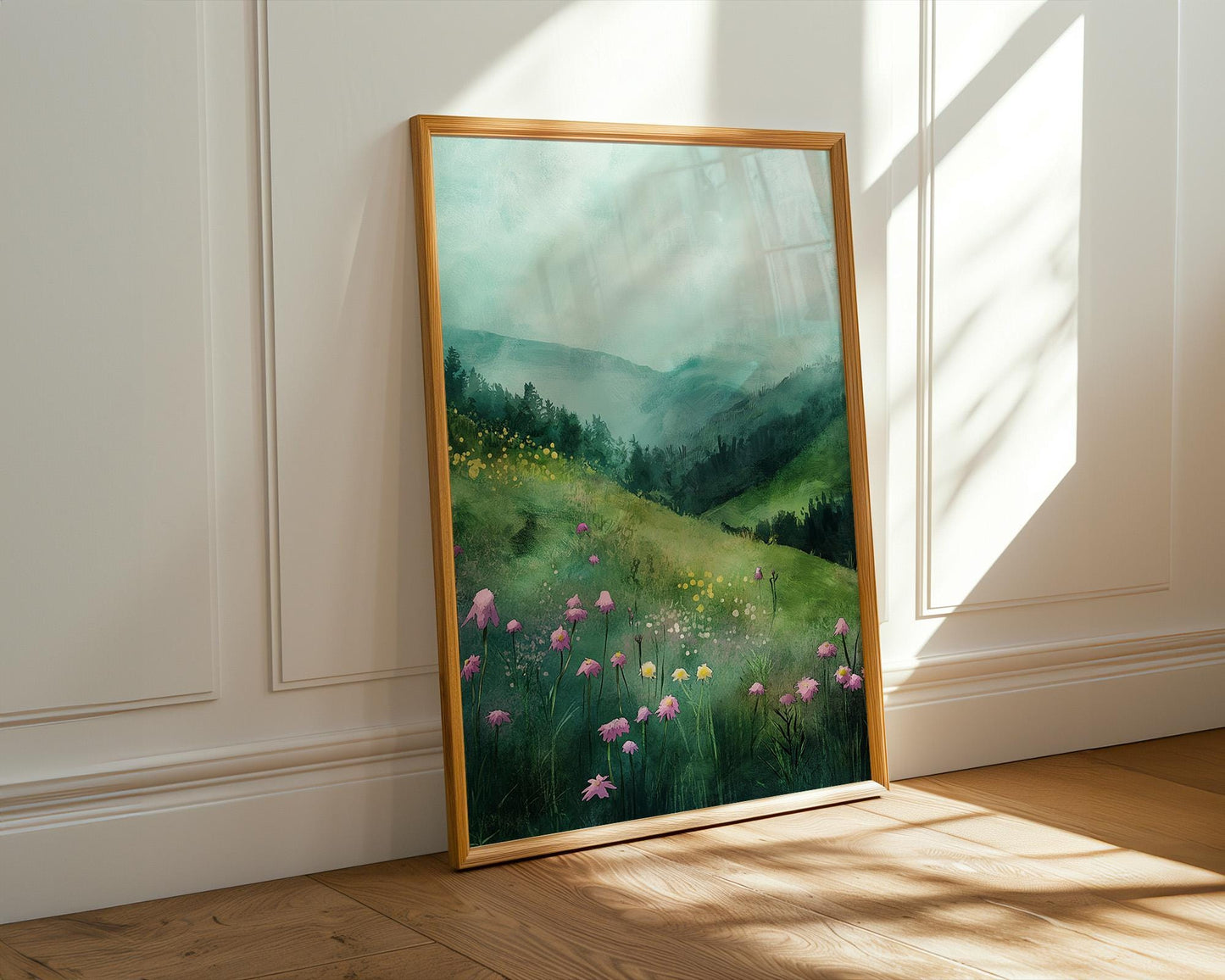 Flower Wall Decor | Premium Decorative Wall Print for Modern Interior Decor