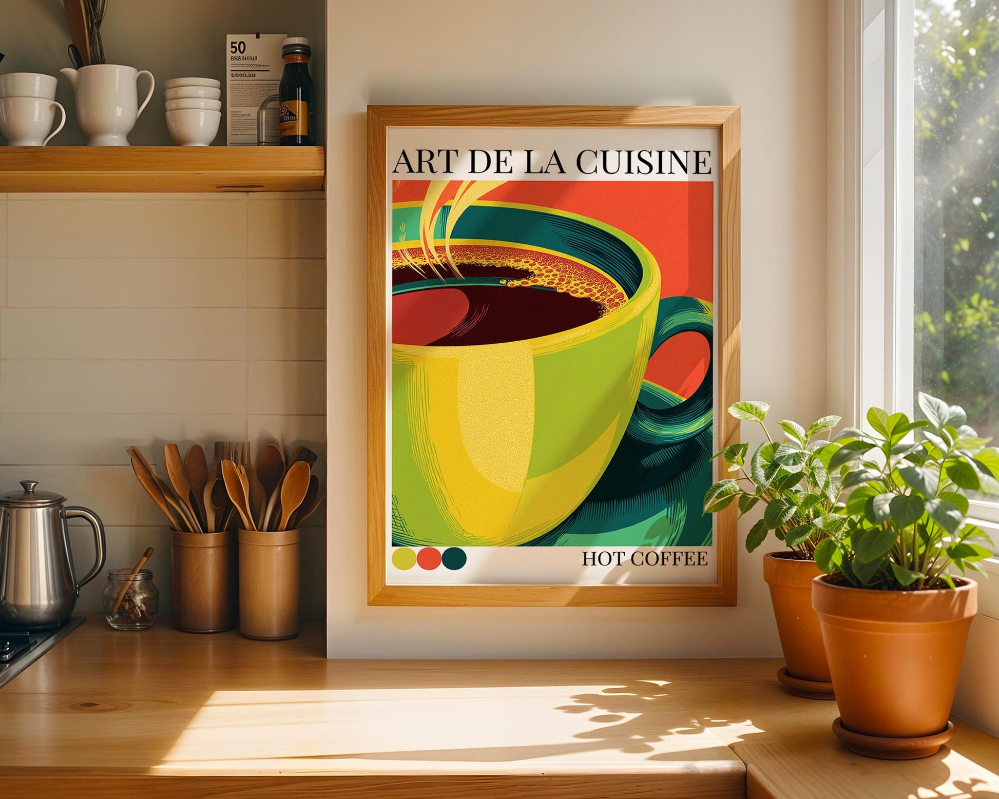 Kitchen Wall Art | Coffee Art Print