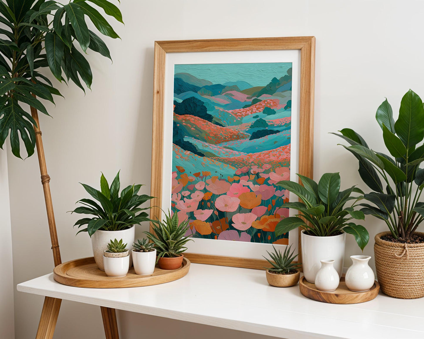 Dopamine Decor | Abstract Floral Print