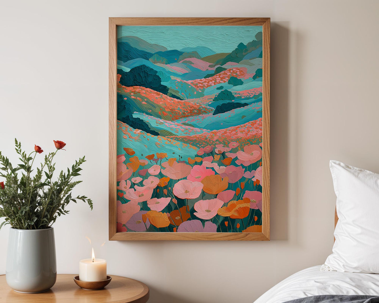 Dopamine Decor | Abstract Floral Print