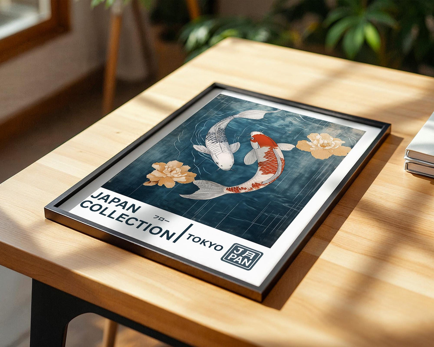Japanese Wall Art | Japanese Koi Fish Art Print
