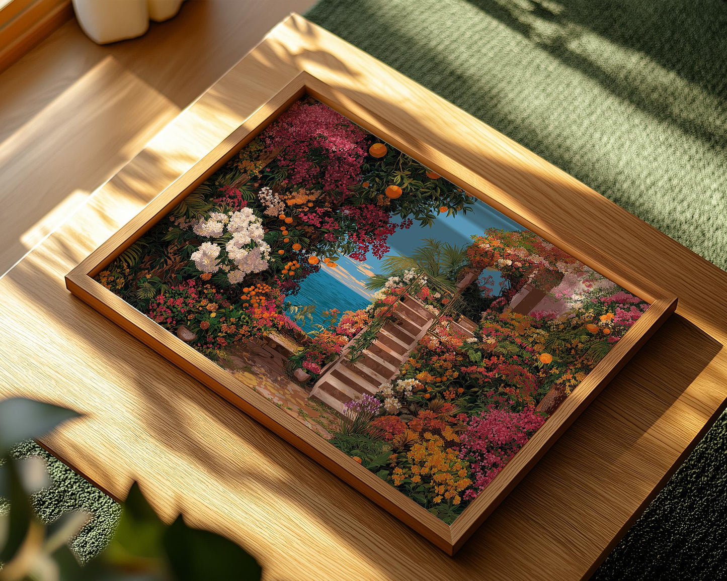 Maximalist Flower Wall Art | Colorful Abstract Floral Print
