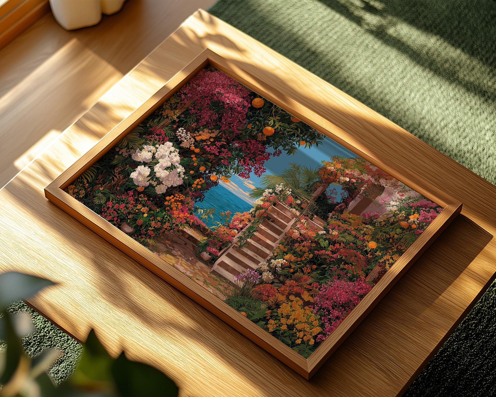 Maximalist Flower Wall Art | Colorful Abstract Floral Print