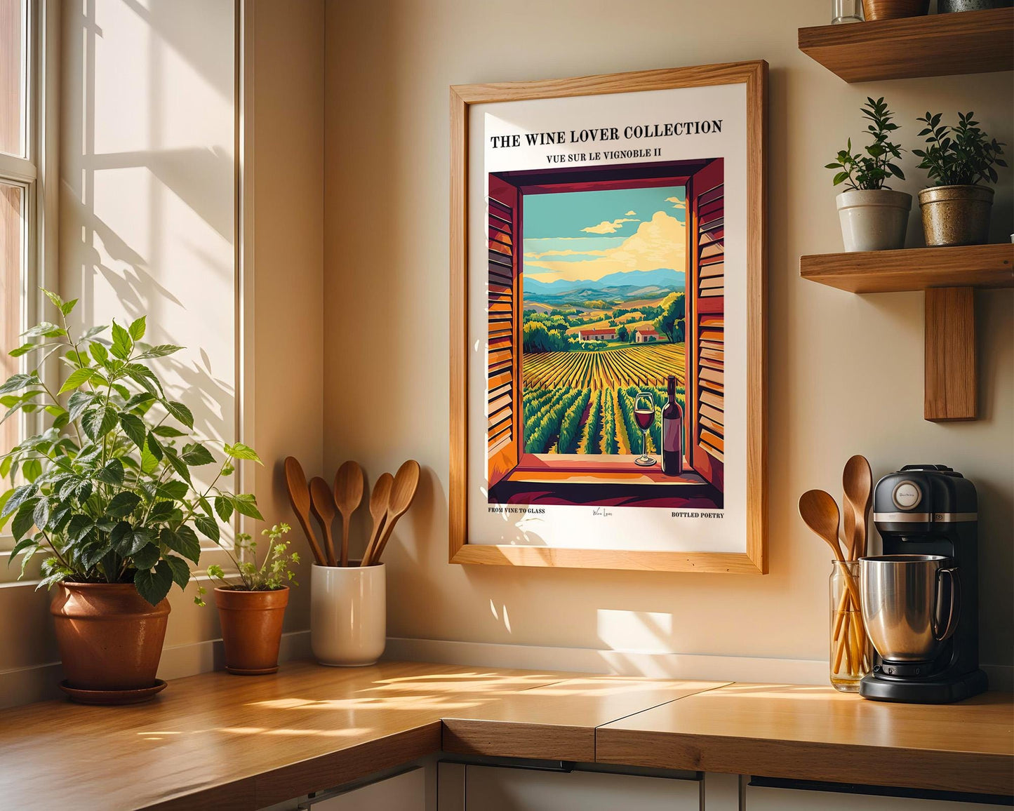 Kitchen Wall Art | Wine Kitchen Poster