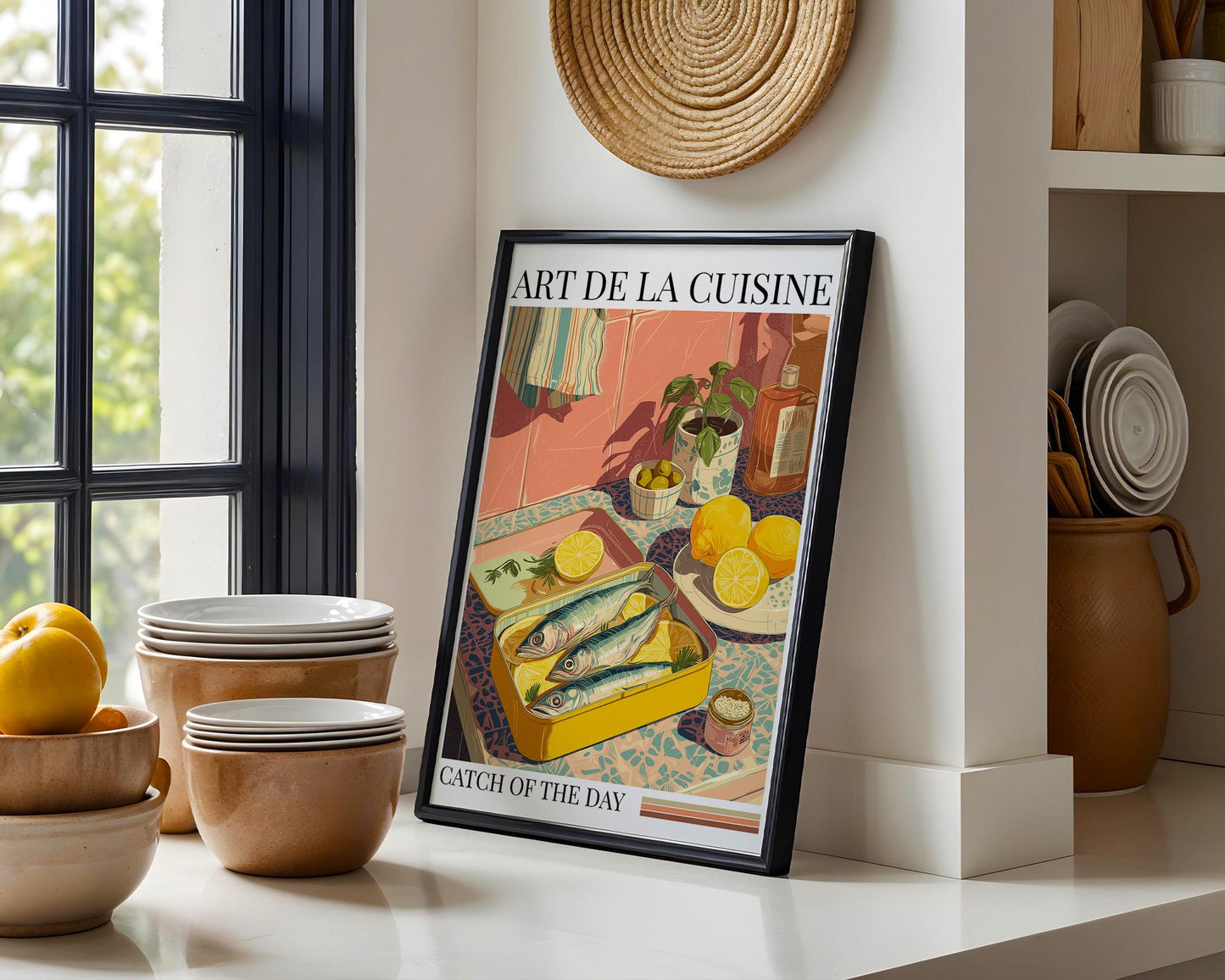 Kitchen Wall Art | Sardine Wall Decor