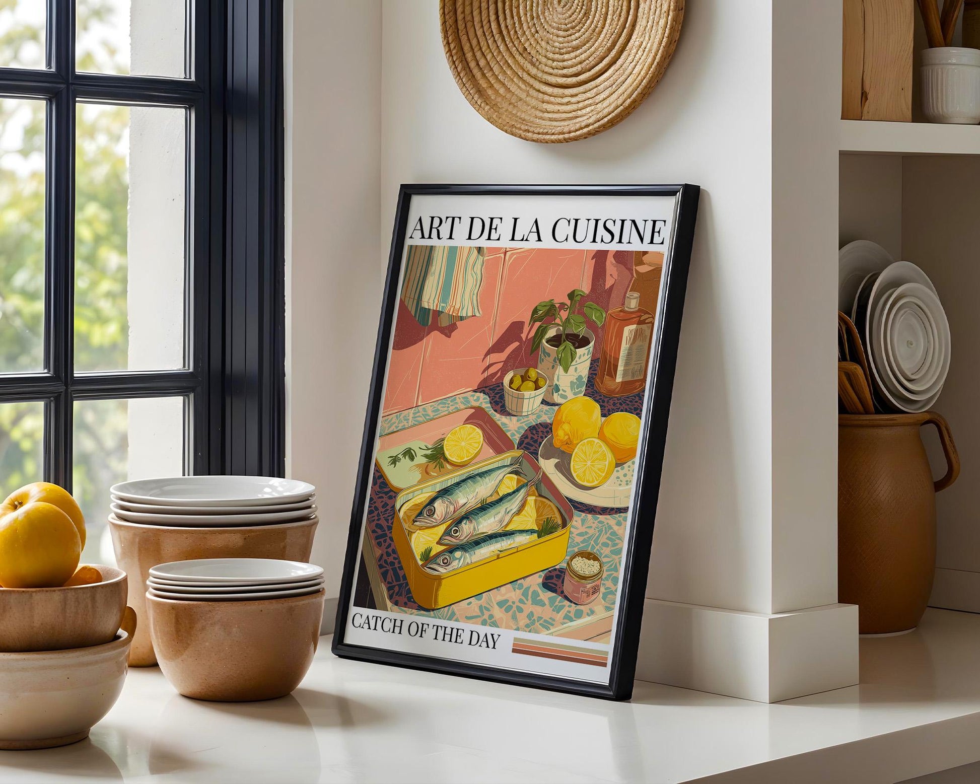 Kitchen Wall Art | Sardine Wall Decor