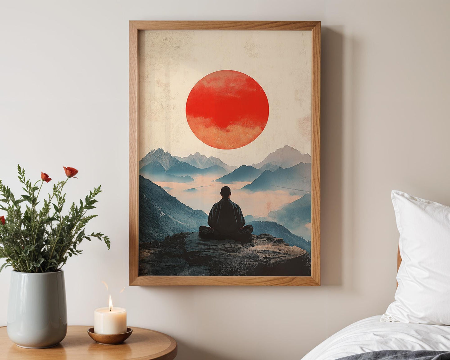 Japanese Wall Art | Japanese Mountain Poster