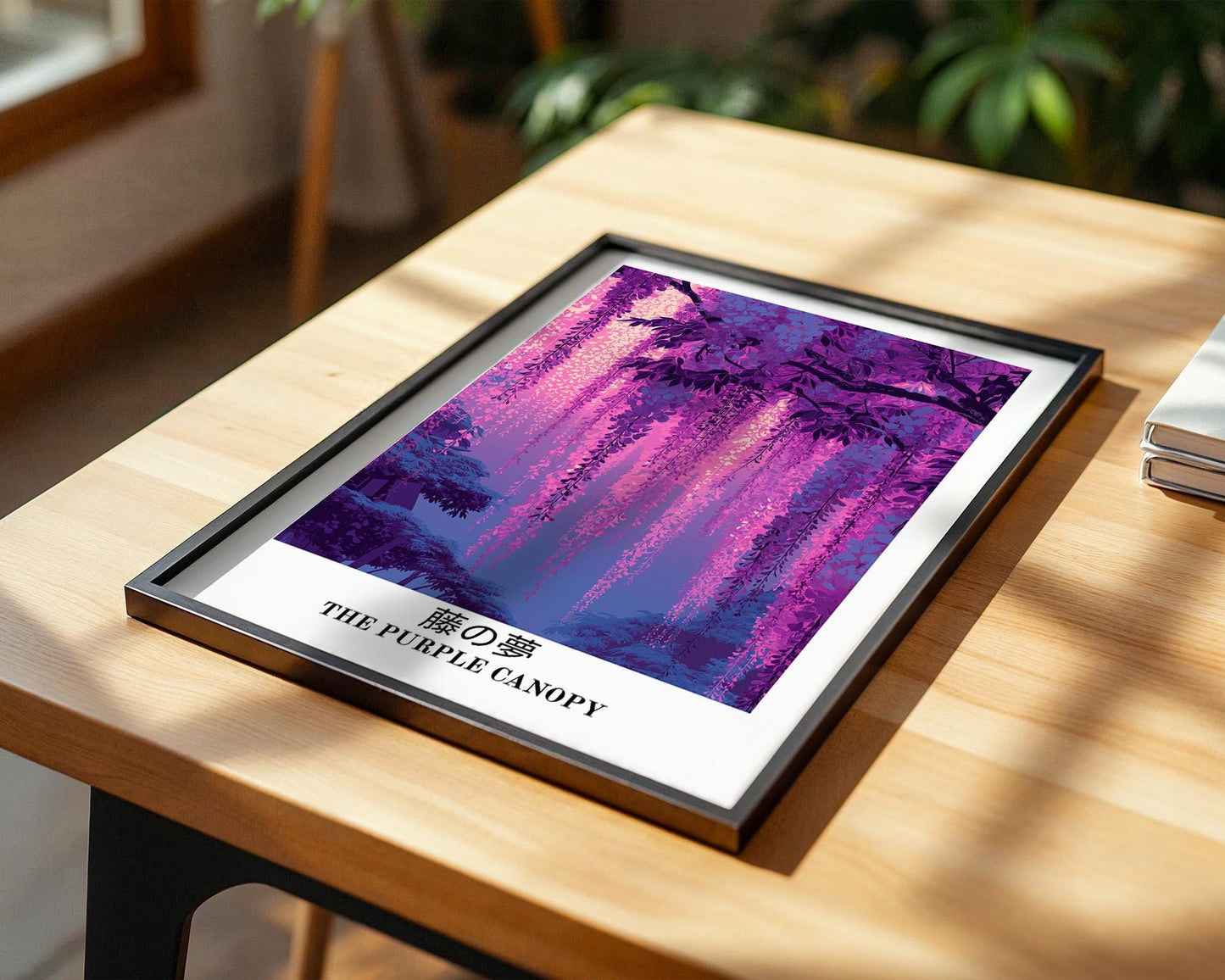 Japanese Wall Art | Japanese Wisteria Poster