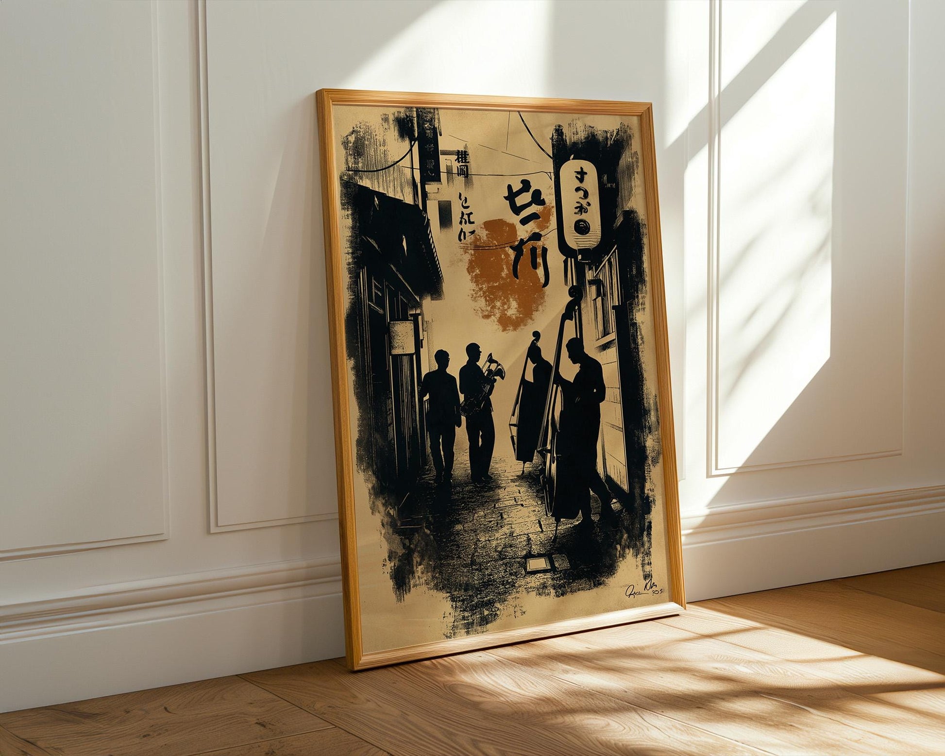 Japanese Wall Art | Japanese Jazz Art Print