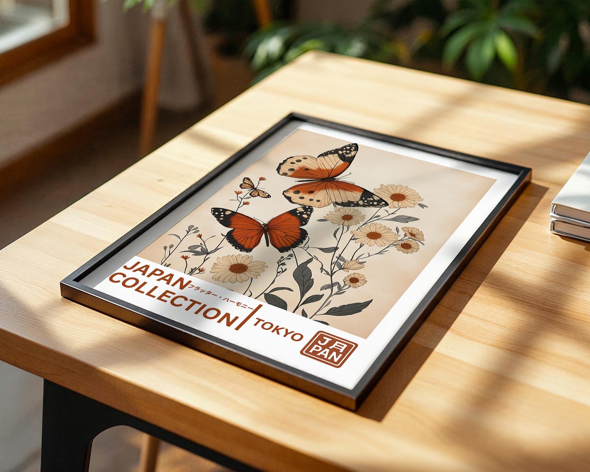 Japanese Wall Art | Japanese Butterfly Wall Art