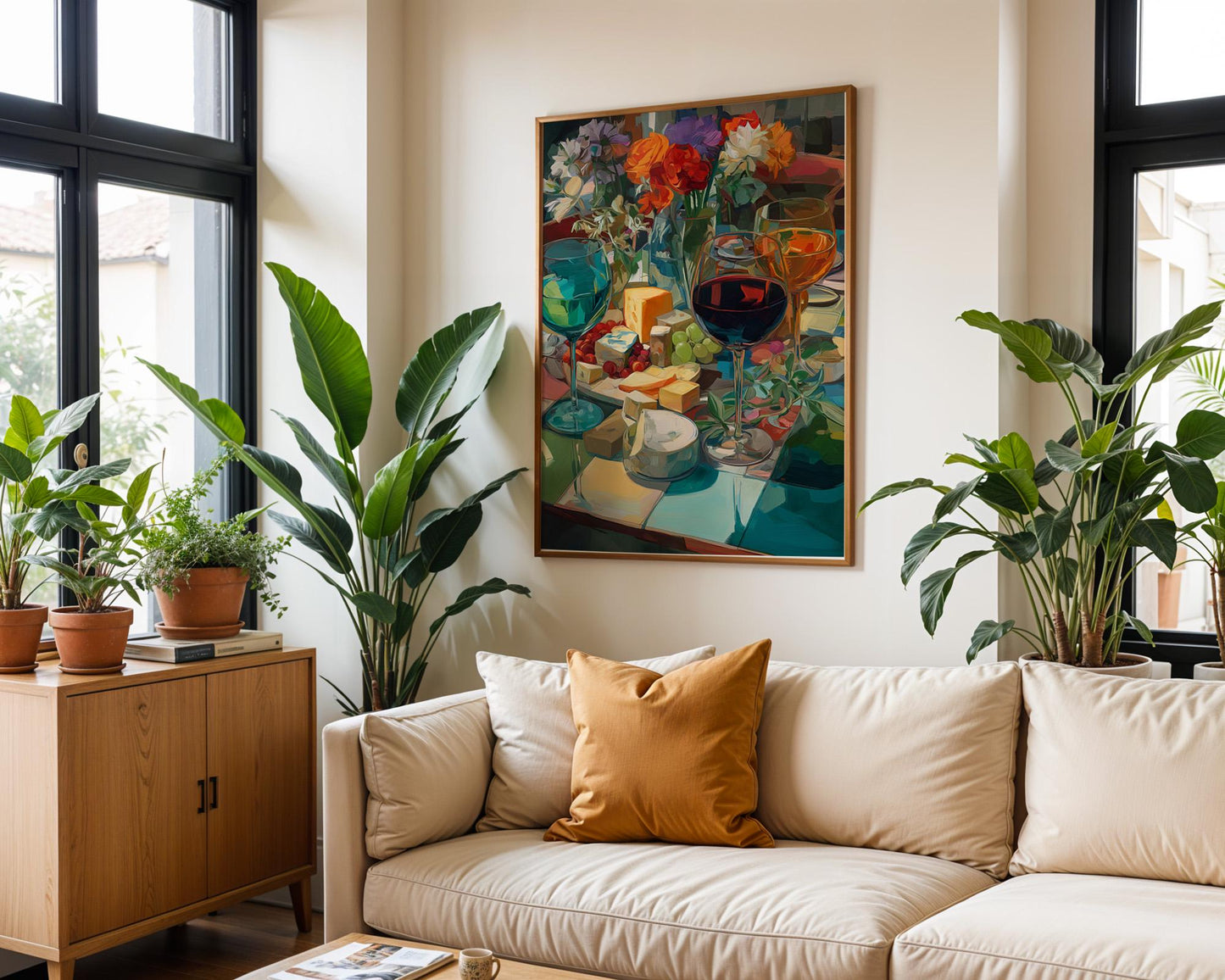 Dopamine Decor | Abstract Floral Poster