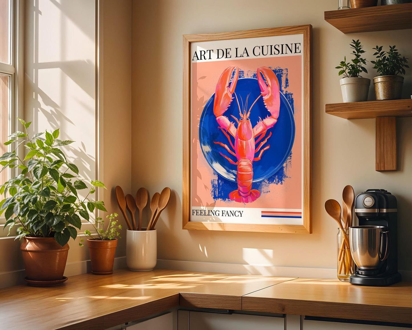 Kitchen Wall Art | Lobster Art Print