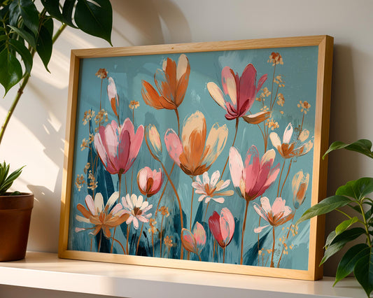 Wildflower Wall Art | Maximalist Floral Print